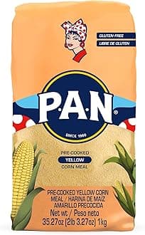 Yellow Corn Meal – Pre-cooked Gluten Free and Kosher Flour for Arepas (2.2 lb/Pack of 1)