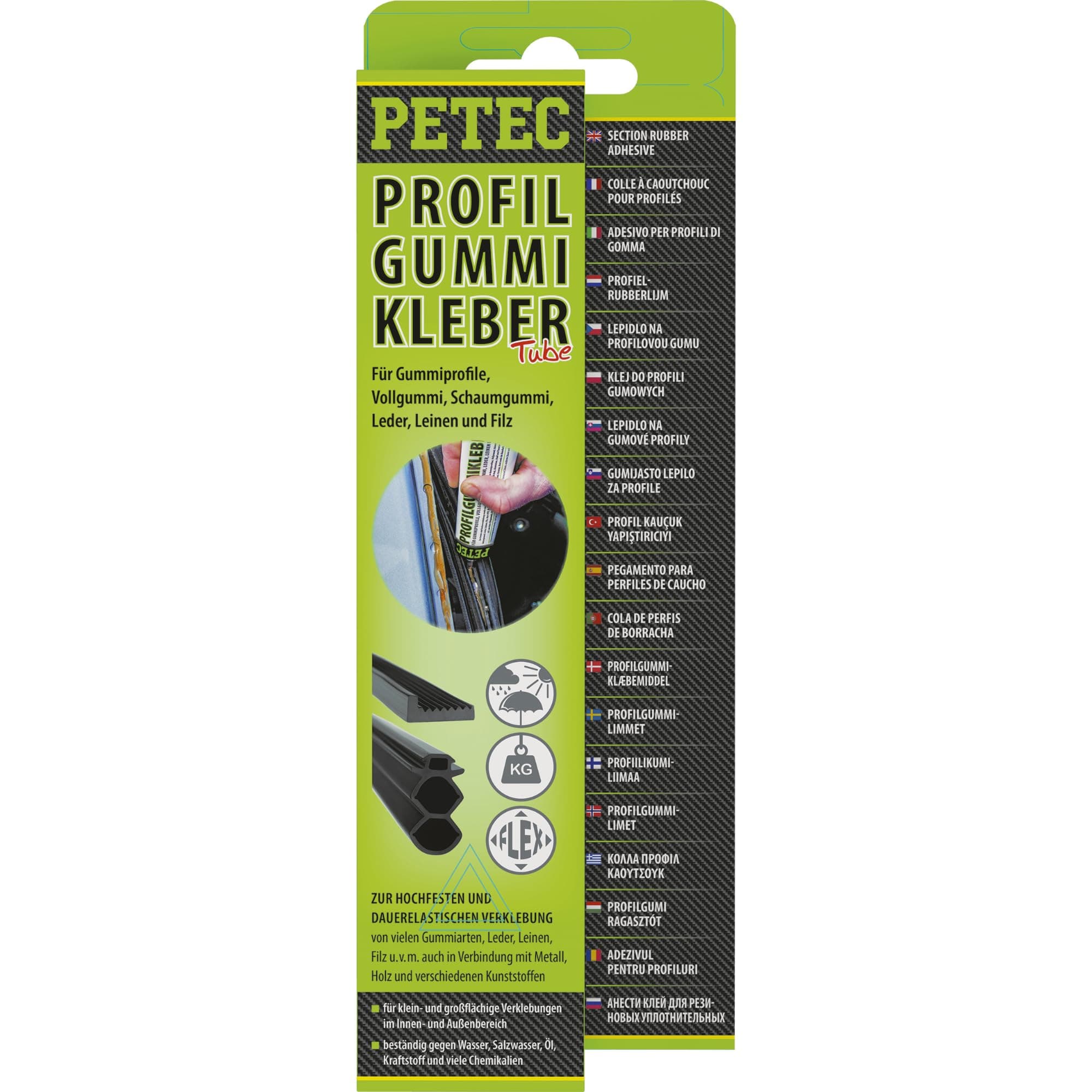 Petec 93870 Profile Rubber Adhesive 70 ml