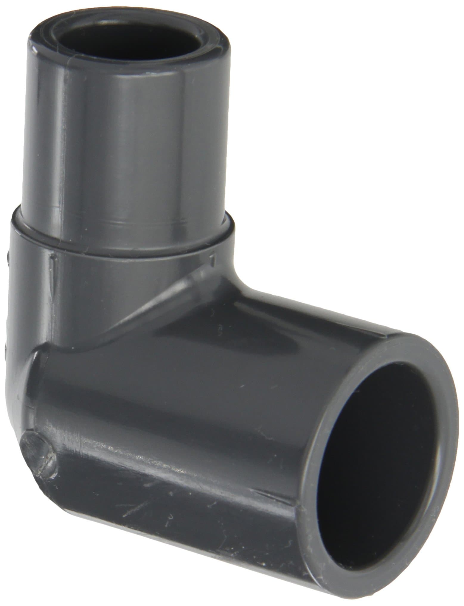 Spears 809 Series PVC Pipe Fitting, 90 Degree Elbow, Schedule 80, 3/4" Spigot x 3/4" Socket