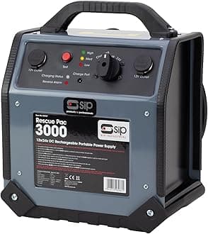 Rescue Pac 3000 Battery Booster Jump Starter Power Pack 12V/24V 3000A/1500A