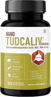 Tudca Advance Liver Detox & Gut Health | Milk Thistle, NAC & TUDCA | Supports Fatty Liver, Digestive Health & Detoxification – 30 Vegan Liquid Capsules