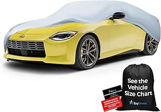 EzyShade 10-Layer Waterproof Sports Car Cover. See Vehicle Size-Chart for Accurate Fit. All Weather Full Outdoor Covers. Miata Porsche SLK Z3 Z4 Classic Cars. Sun Snow Rain. Size C1 (See Size Chart)