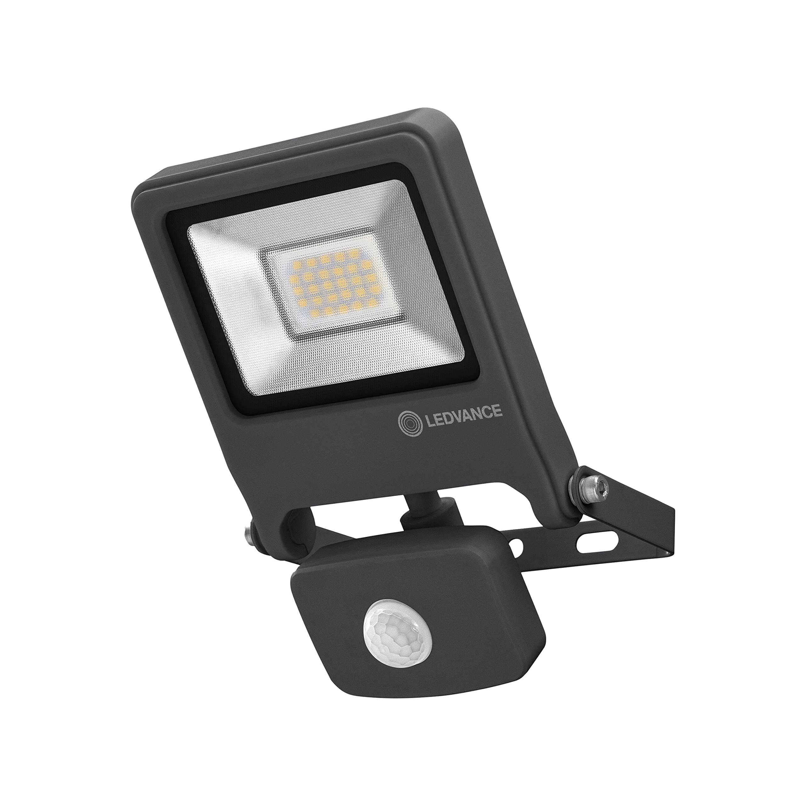 Floodlight LED: for wall, ENDURA© FLOOD Sensor Warm White / 20 W, 220…240 V, beam angle [calc.]: 120°, Warm White, 3000 K, body material [calc.]: aluminum, /, 1-pack