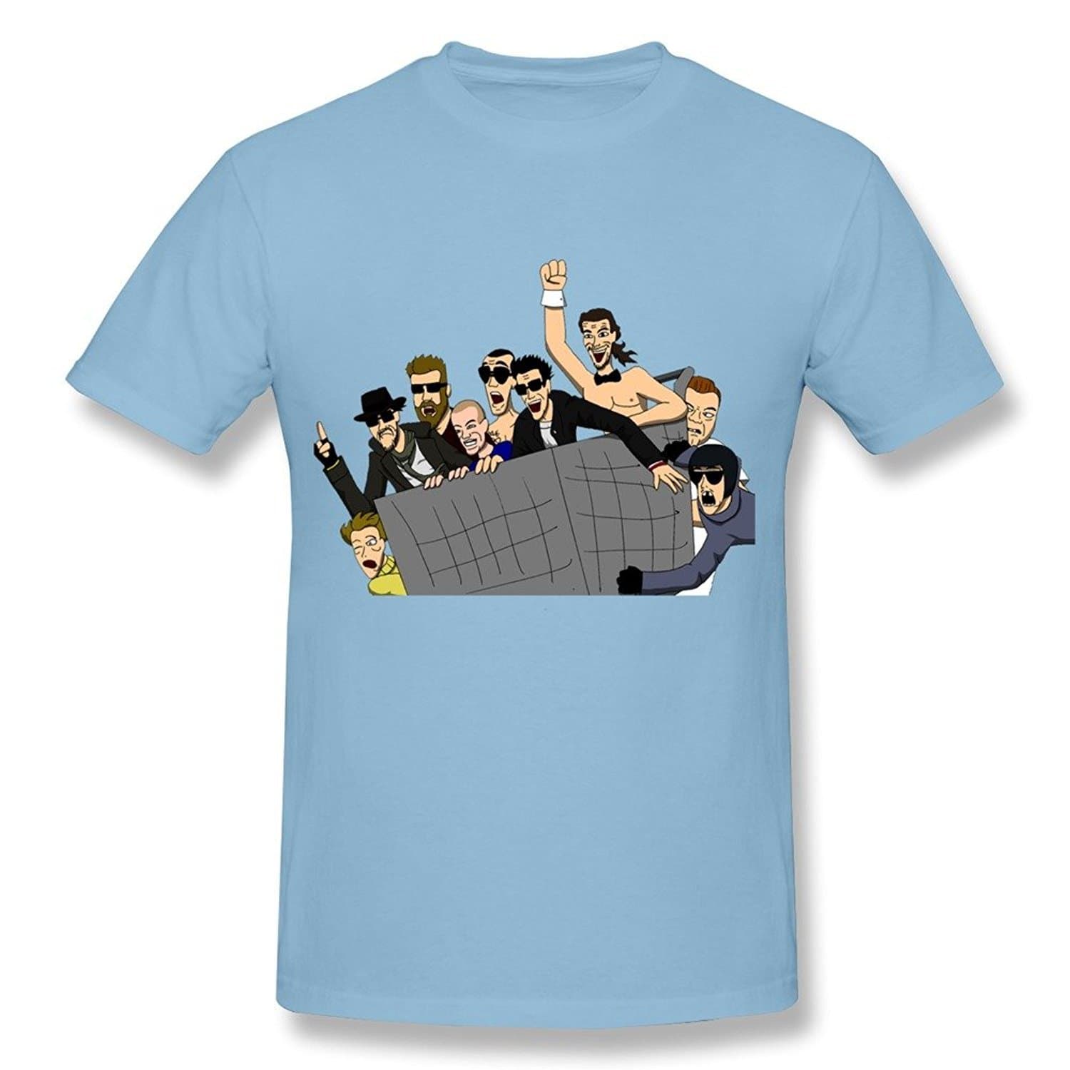 PASSIONC Men's Jackass T-Shirt White