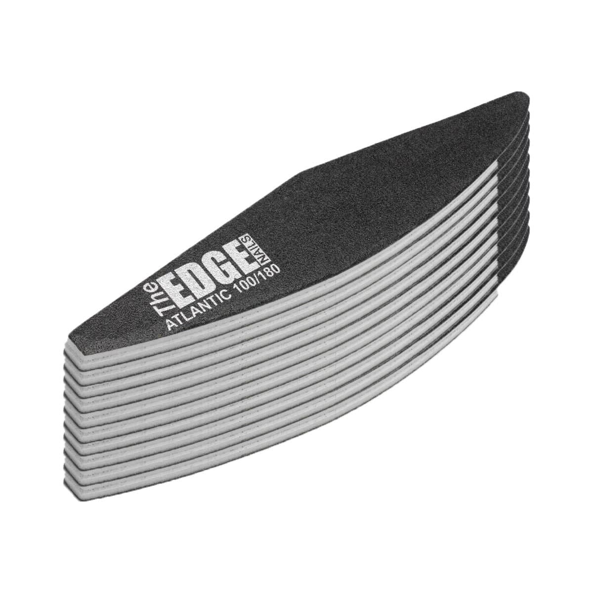 The Edge Nails Atlantic File 100/180 Grit (10 Pack)