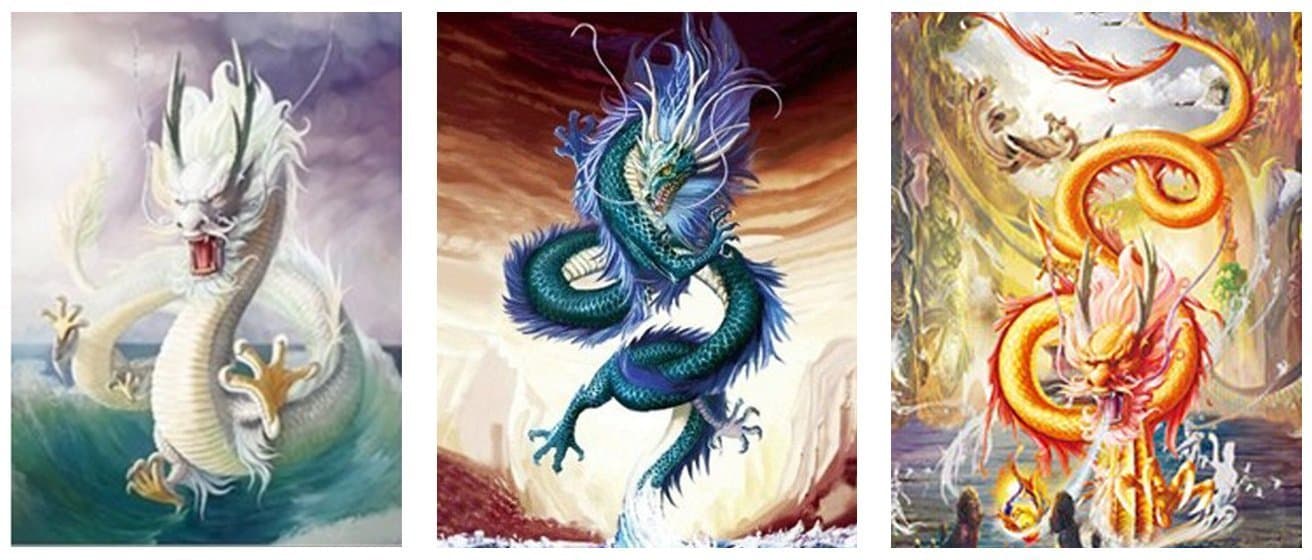 ASIAN DRAGONS FRAMED Wall Art-Lenticular Technology Causes The Artwork To Flip-MULTIPLE PICTURES IN ONE-HOLOGRAM Type Images Change-MESMERIZING HOLOGRAPHIC Optical Illusions By THOSE FLIPPING PICTURES