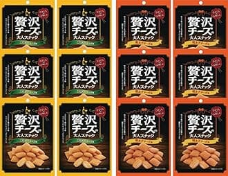 (Amazon.co.jp Exclusive) Luxury Cheese Adult Snack Set (Special Cheese Flavor, 1.2 oz (35 g), Mentaiko Cheese Flavor, 1.2 oz (35 g), 6 Each 12 Pieces)