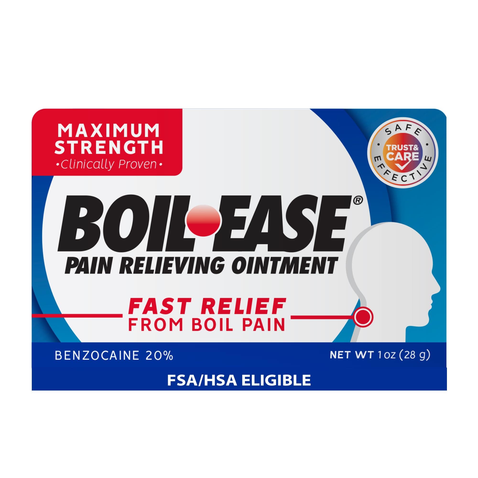 Boil Ease Pain Relieving Ointment, 1 Ounce