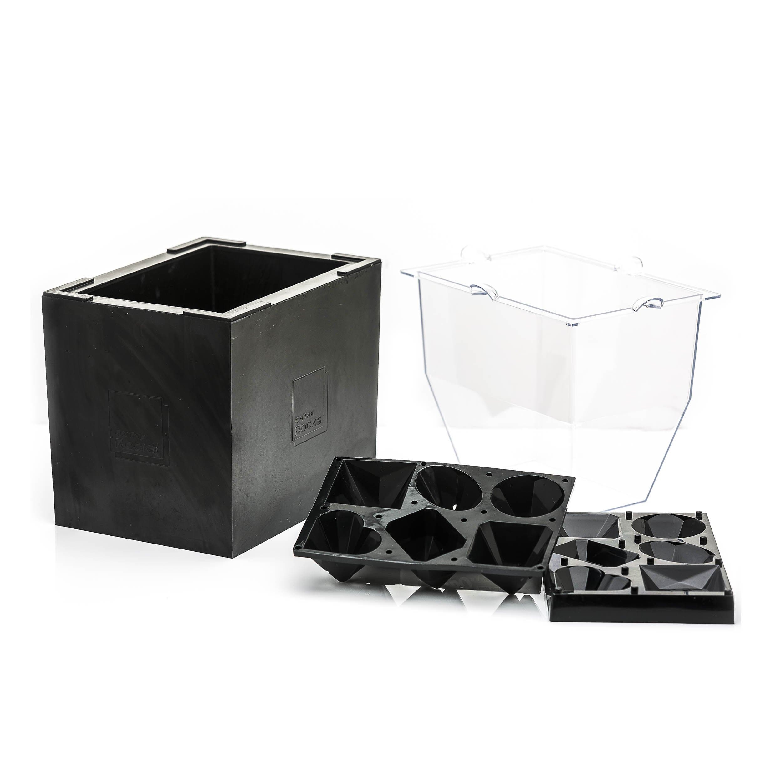 OnTheRocks - Crystal-Clear Ice Diamond Maker, Make 2 Inch Clear Jewels at Home (Diamonds)