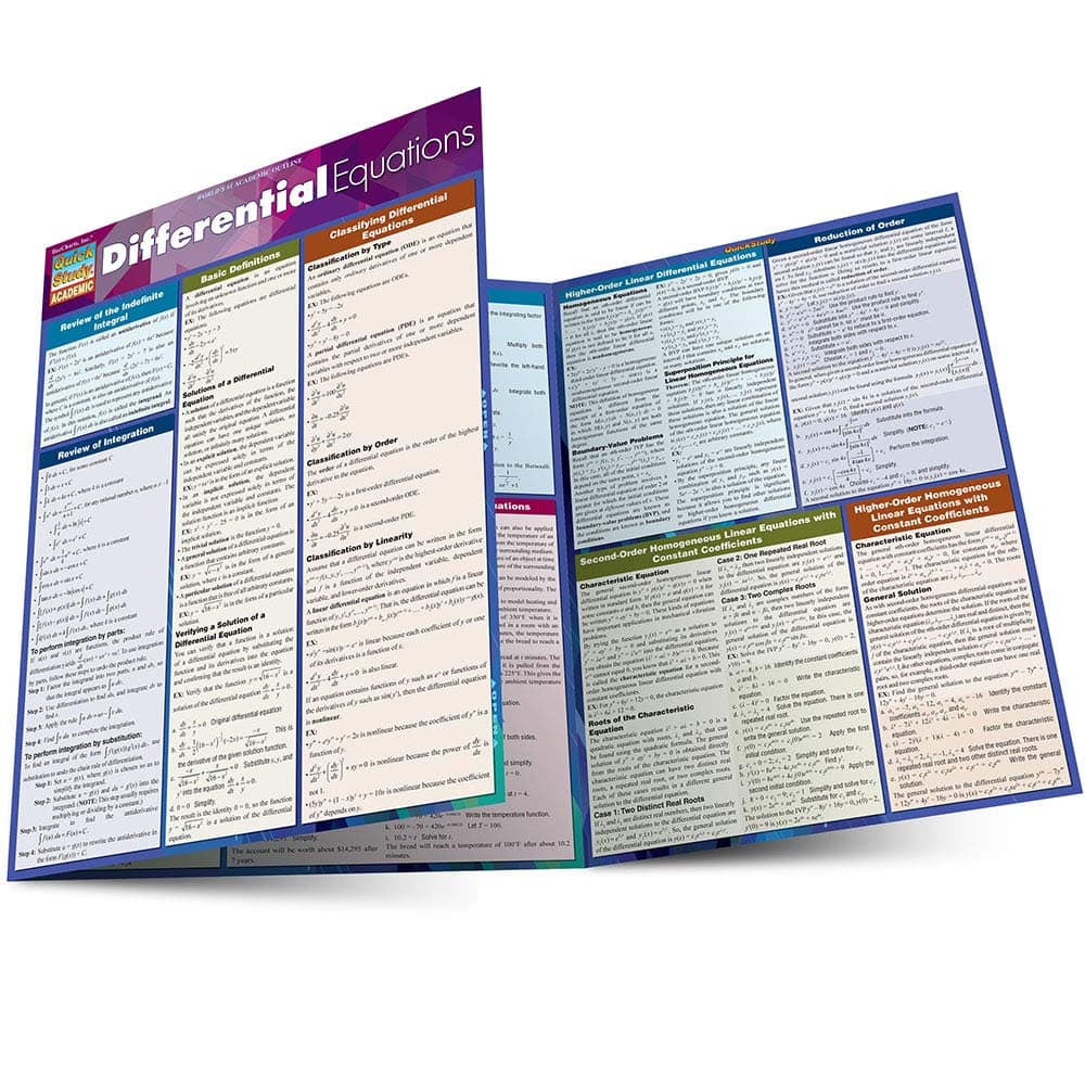 QuickStudy Differential Equations