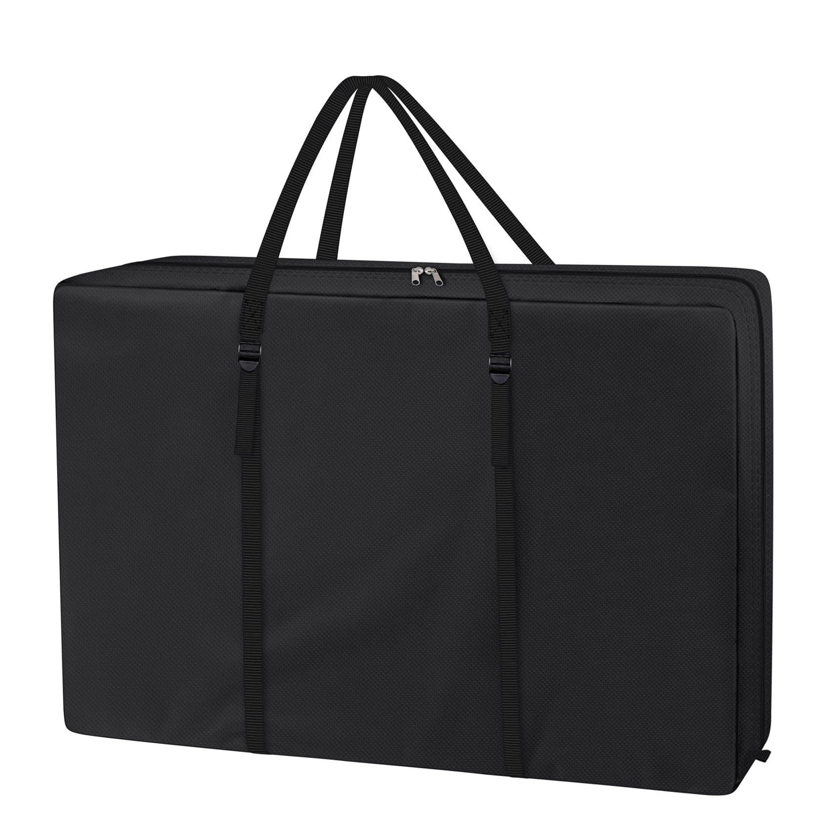 Explore Land Heavy Duty Chair Storage Bag for Folding Longue Zero Gravity Light Weight Transport Folding Rollator Walker (Black)