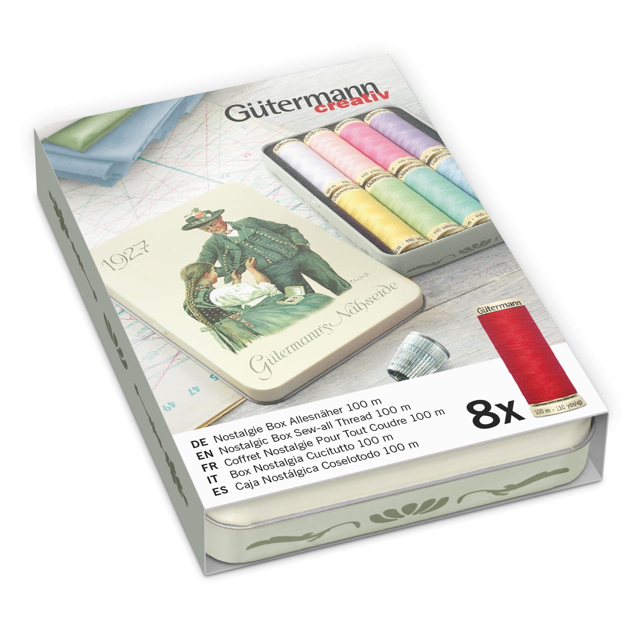 Thread Set, Polyester, Multicolor, 100m