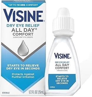 Visine, Dry Eye Relief, All Day Comfort, Lubricant Eye Drops, 1/2 fl oz (15 ml)