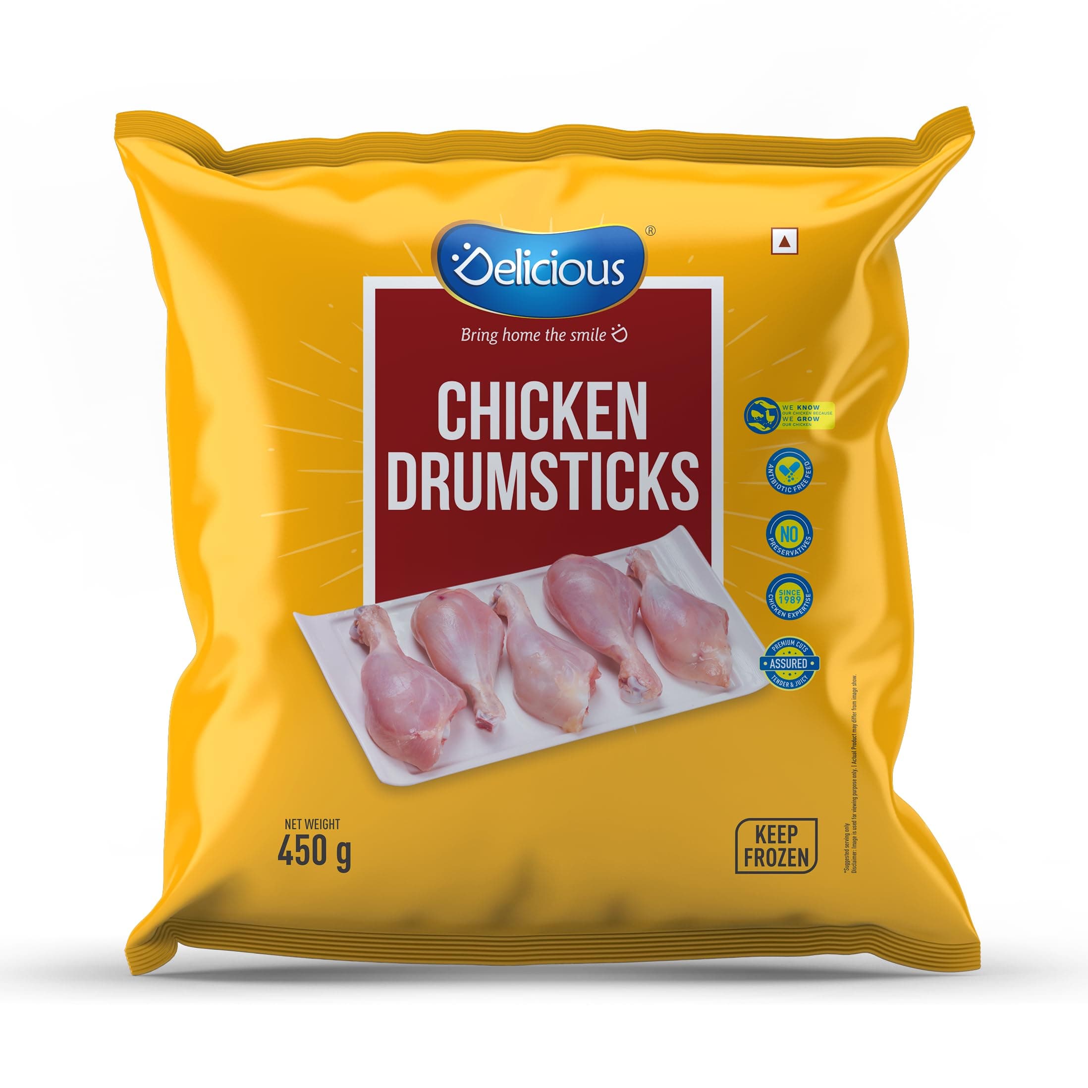Elicious Frozen Chicken Drumstick, 450gm