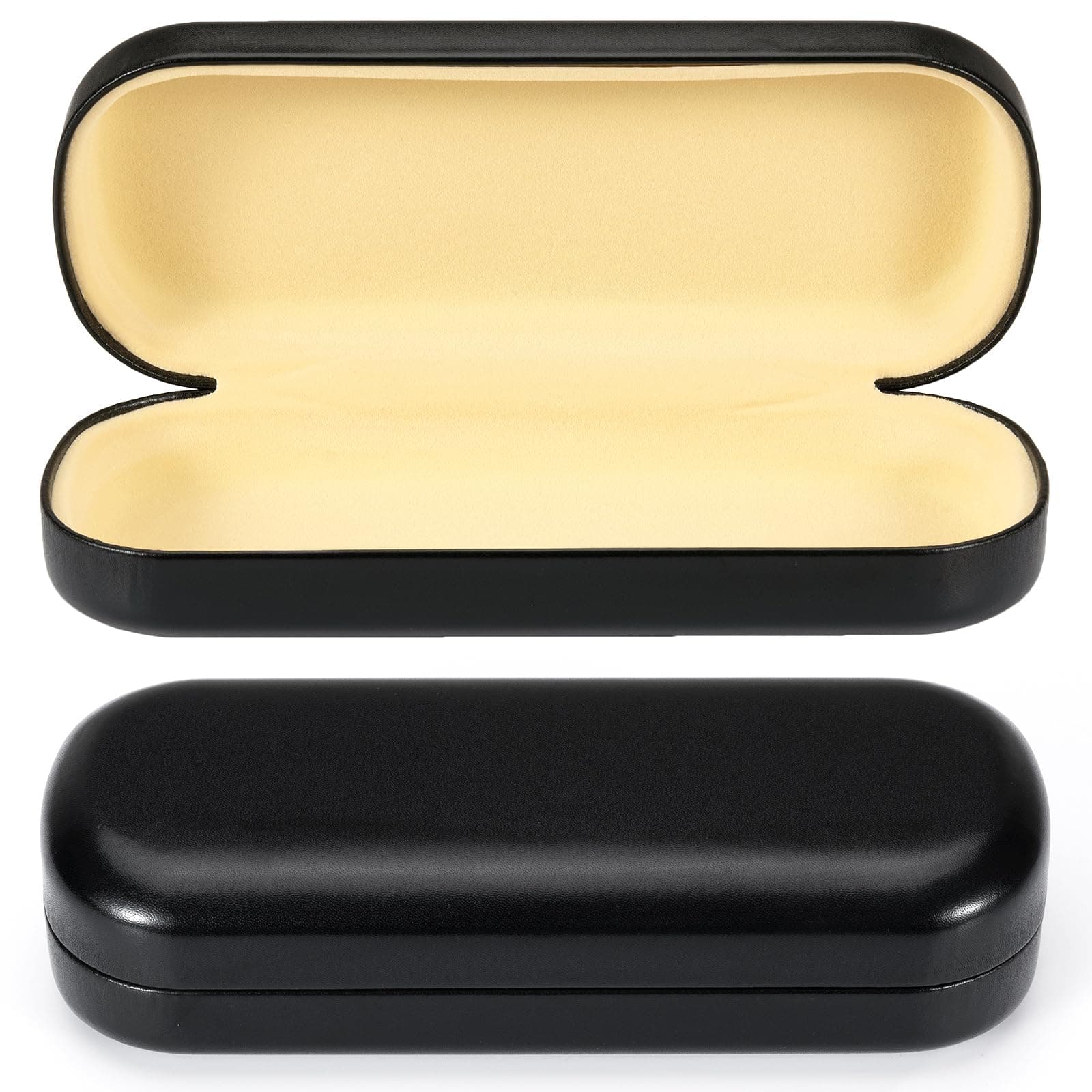 Vemiss ハードシェル眼鏡ケース、軽量ポータブルメガネケース レディース メンズ