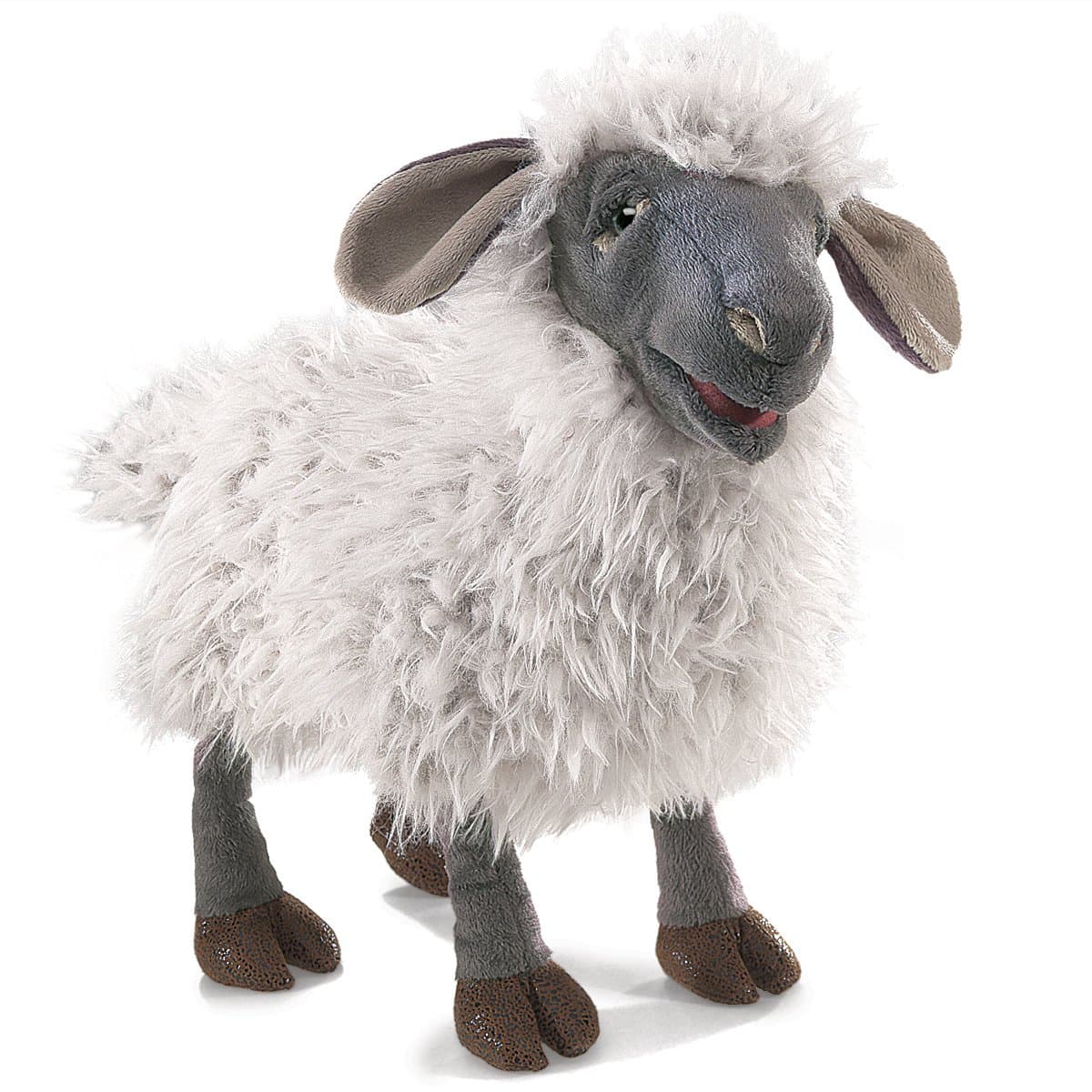 Folkmanis Bleating Sheep Hand Puppet Plush