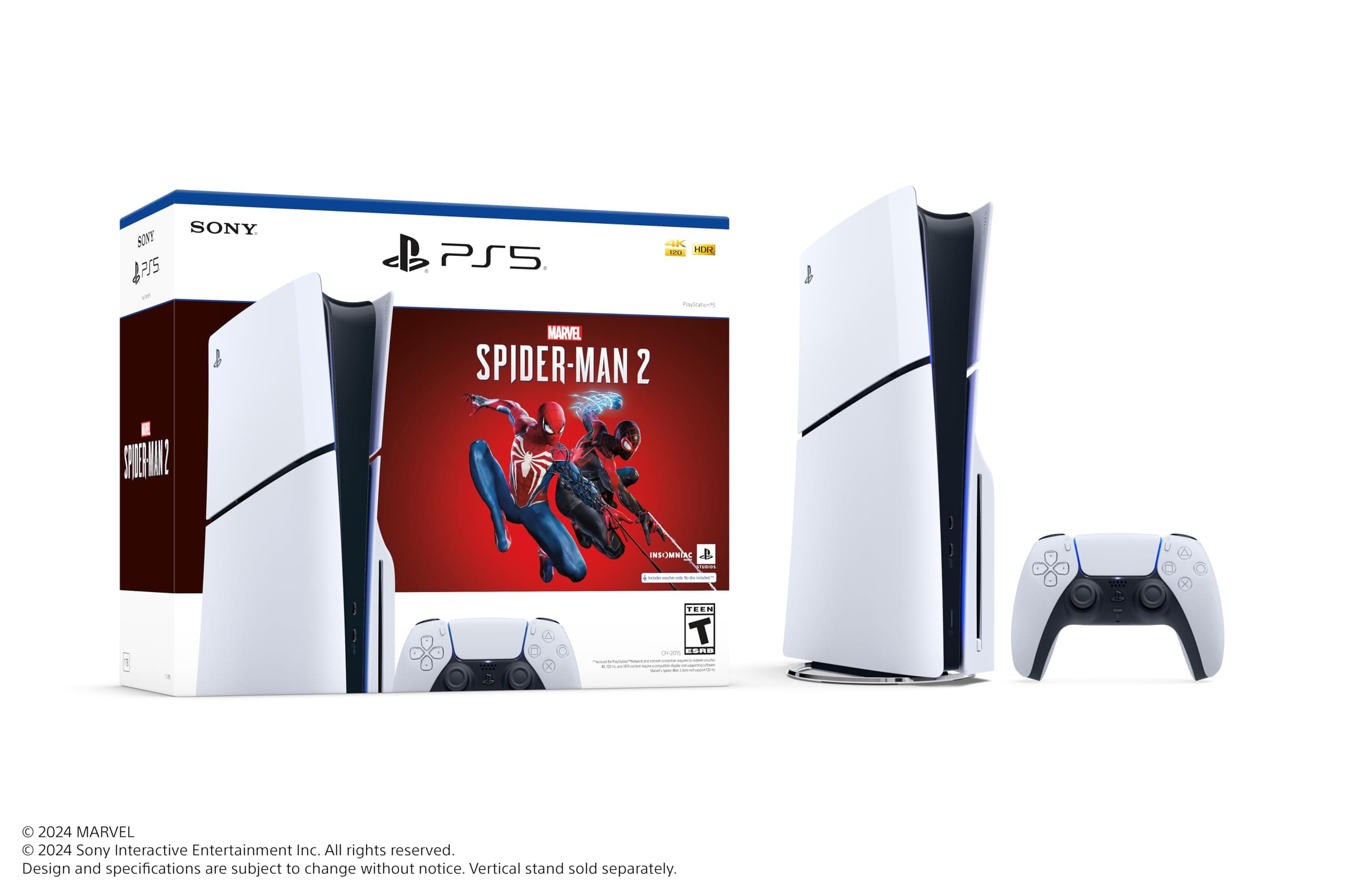PlayStation 5 Slim Disc Console - Marvel’s Spider-Man 2 Bundle - International Version