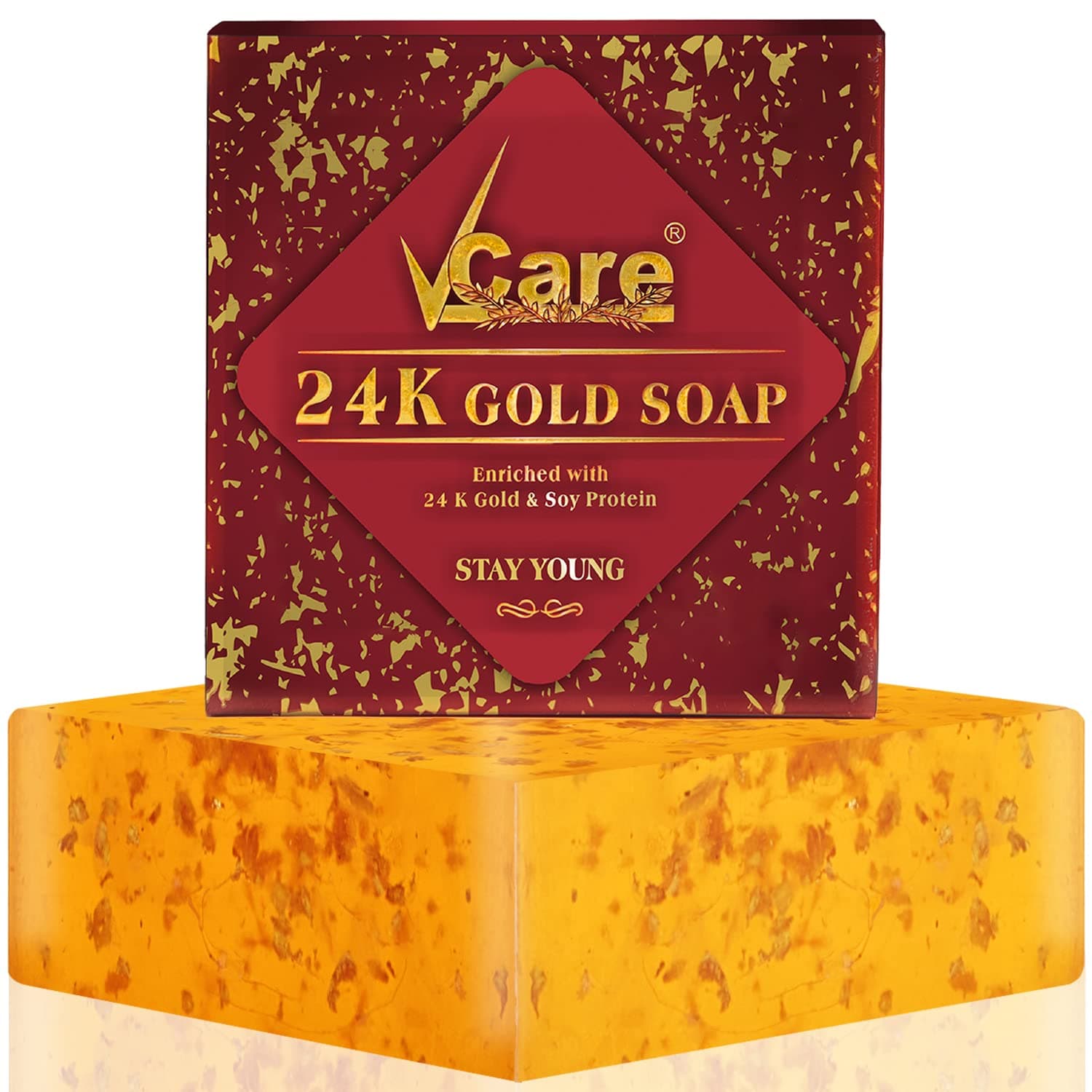 Vcare 24 K Gold Soap, 100g