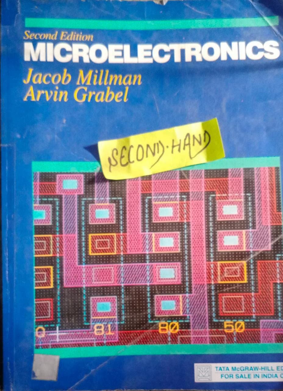 Microelectronics Jacob Millman Arvin Grabel Condition Note:- (Used very good) second edition Paperback