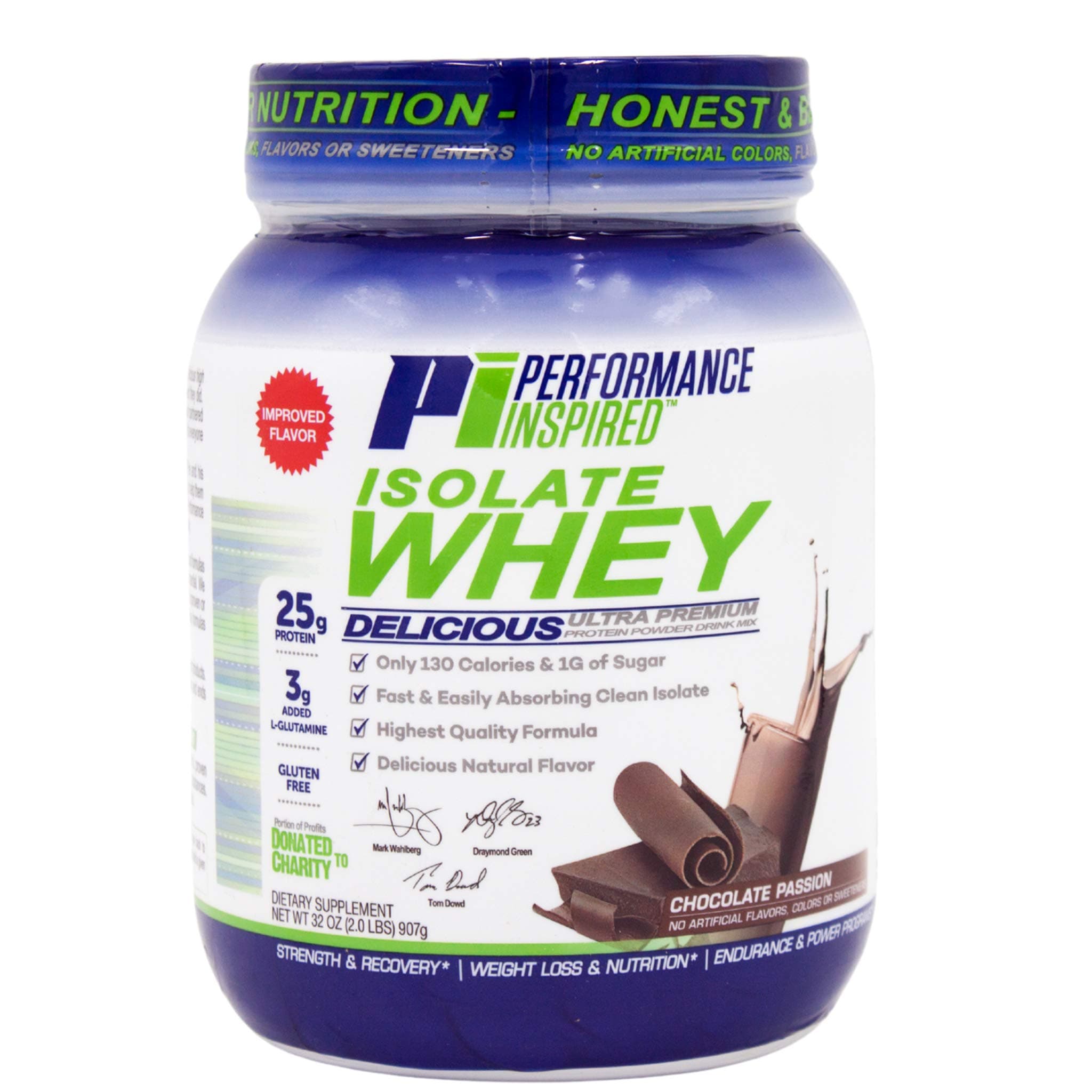 Performance Inspired Nutrition Isolate Whey, Chocolate Passion, 2 Lb, Style #: Isochoc