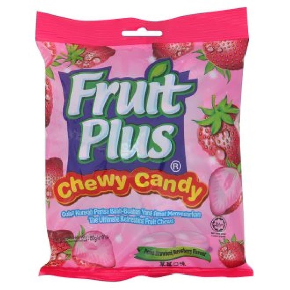 Fruit Plus Chewy Candy 150g (Strawberry Flavour, 1 Pack)