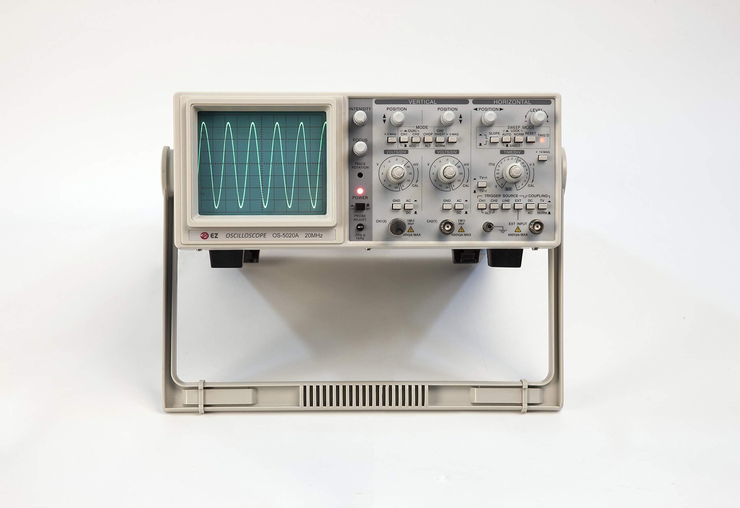 20MHz 2-Channel Dual Trace Analog Oscilloscope