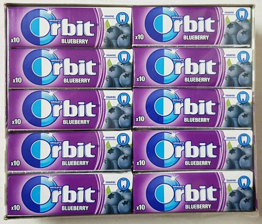 Orbit Sugar-Free Chewing Gum Blueberry
