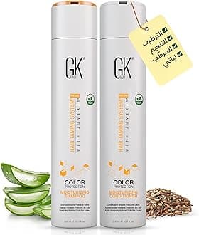 Global Keratin Moisturizing Shampoo and Conditioner Sets (10.1 Fl Oz/300ml) for Color Treated Hair - Daily Use Cleansing Dry to Normal Sulfate Paraben-Free - All Hair Types for Men and Women