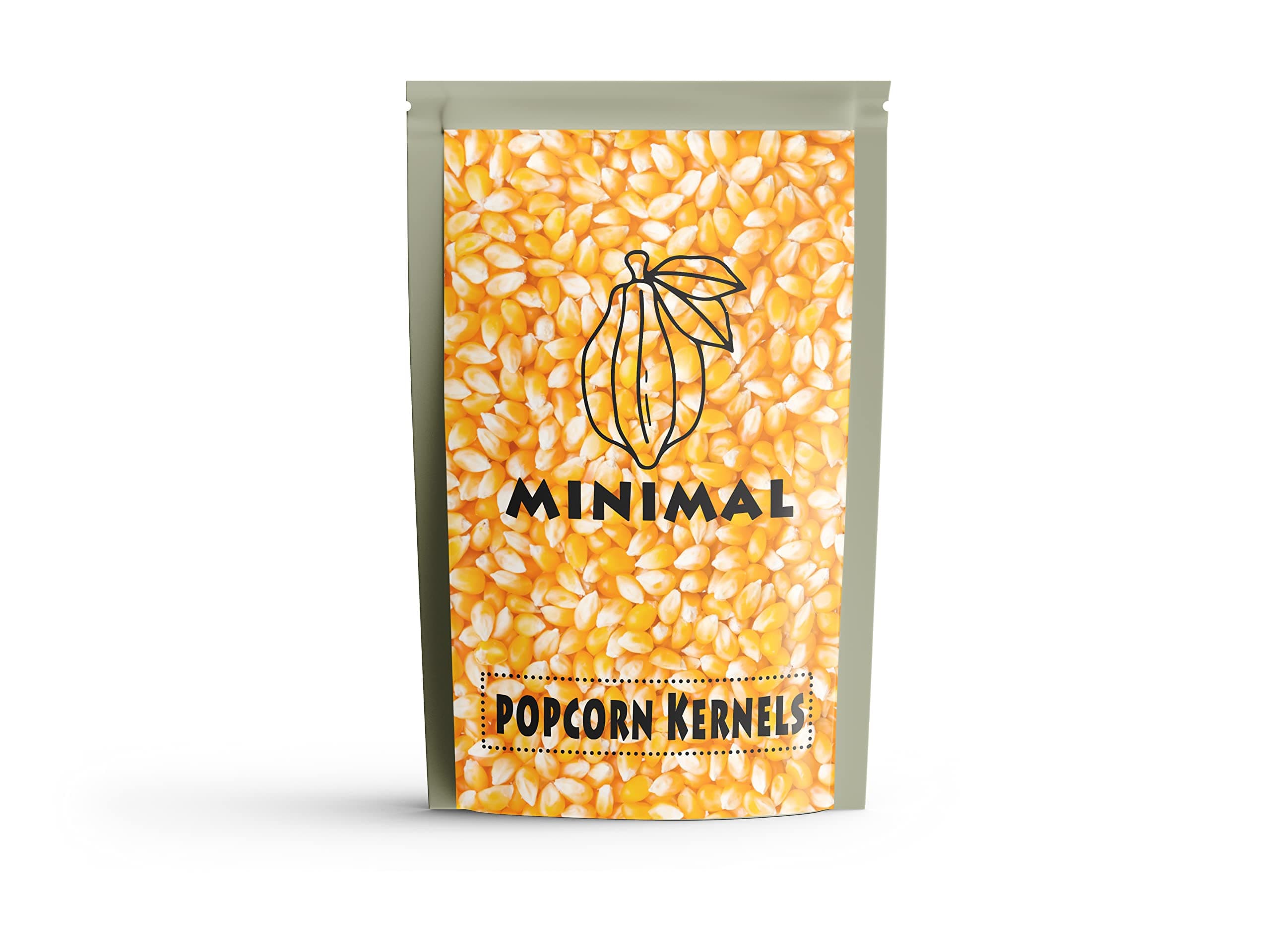 Minimal Popcorn Seeds & 100% Popping Kernels - Popcorn kernels soft, Butterfly Popcorn Maize, Corn Kernels, Pop-Corn makka (Makai)-1.5kg(750g*2)