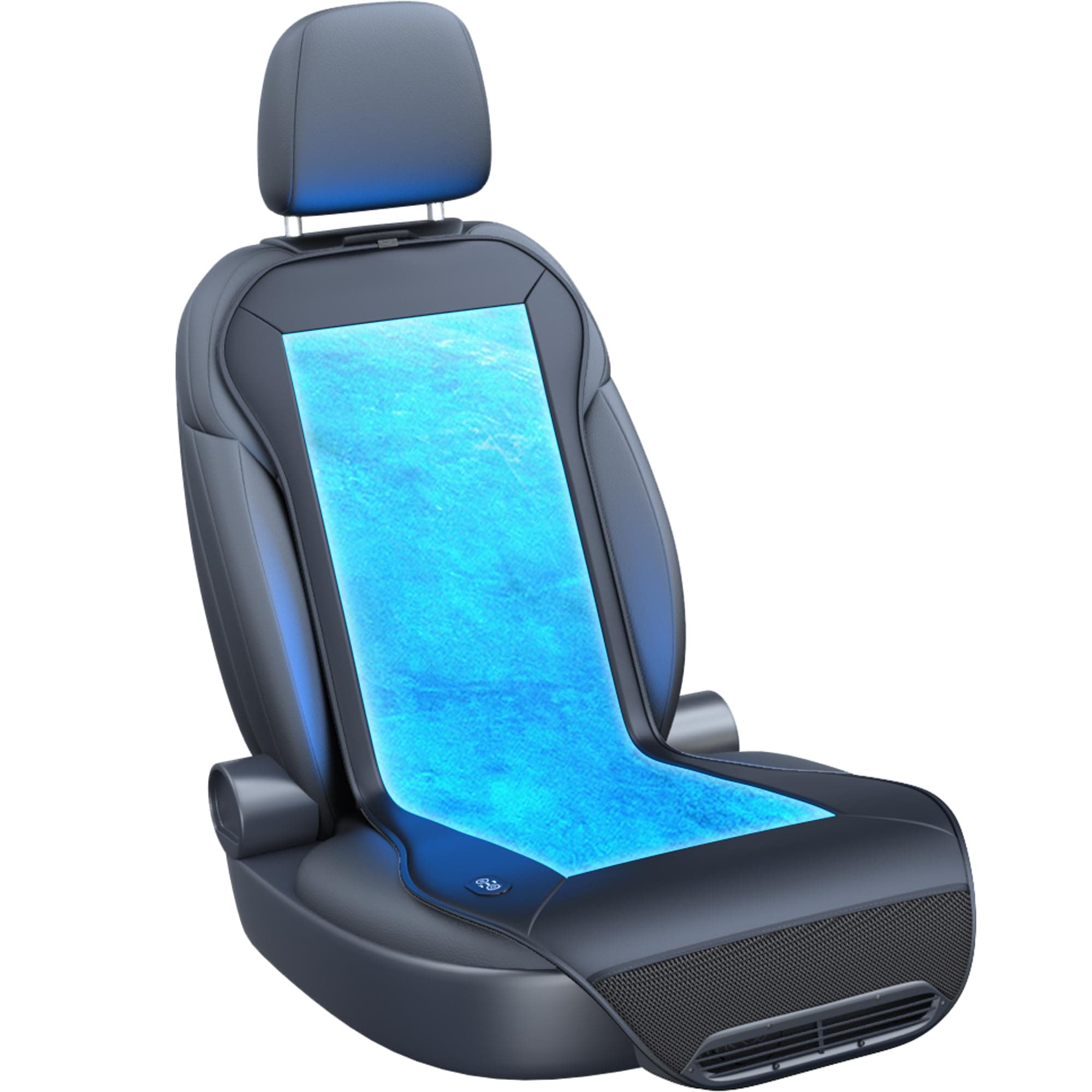 Semiconductor Cooling Car Seat Covers (Front Seat) - 12V-24V Quick Cooling Seat Cushion with 3 Temperature Modes, Universal Fit, Accessories