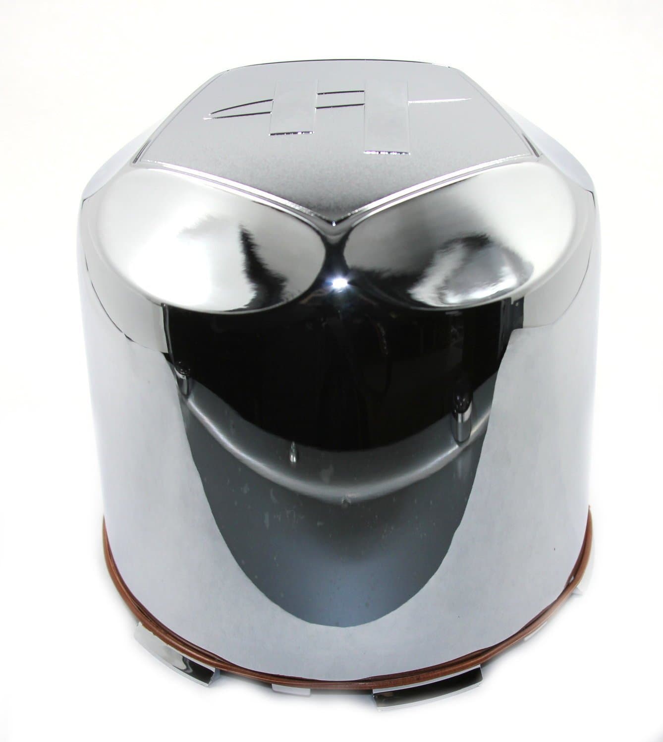 Helo Chrome Wheel Center Hub Cap Push-Thru 5 3/8" Diameter fits 8 Lug HE791