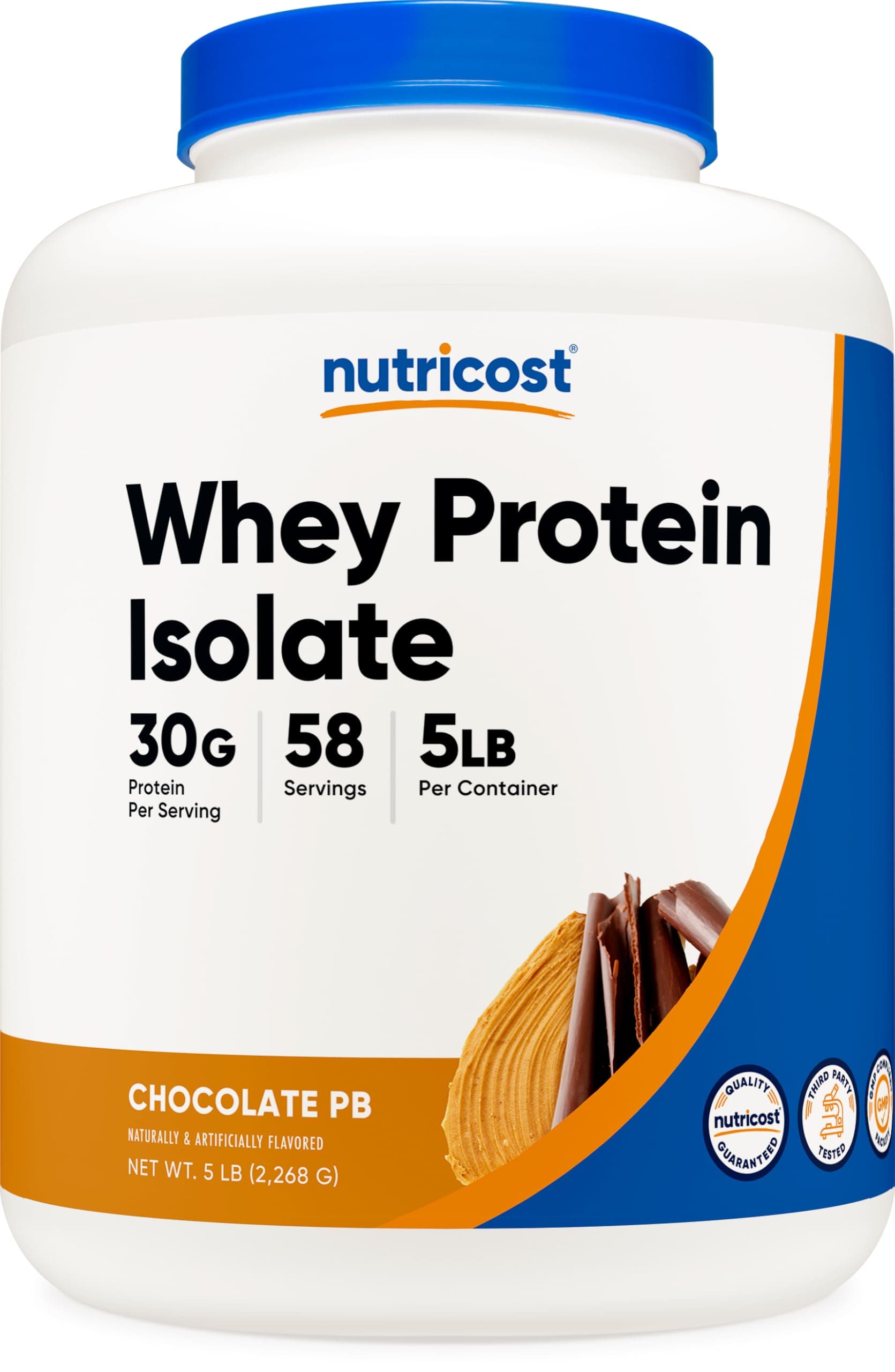 Whey Protein Isolate (Chocolate Peanut Butter, 5 Pound) Protein Powder