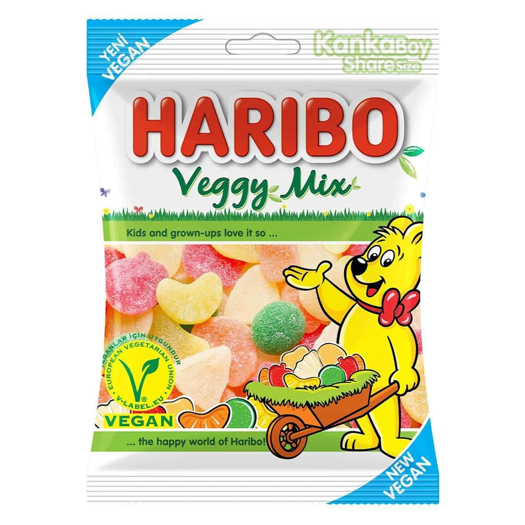 Haribo Veggy Mix Jelly, 80 g