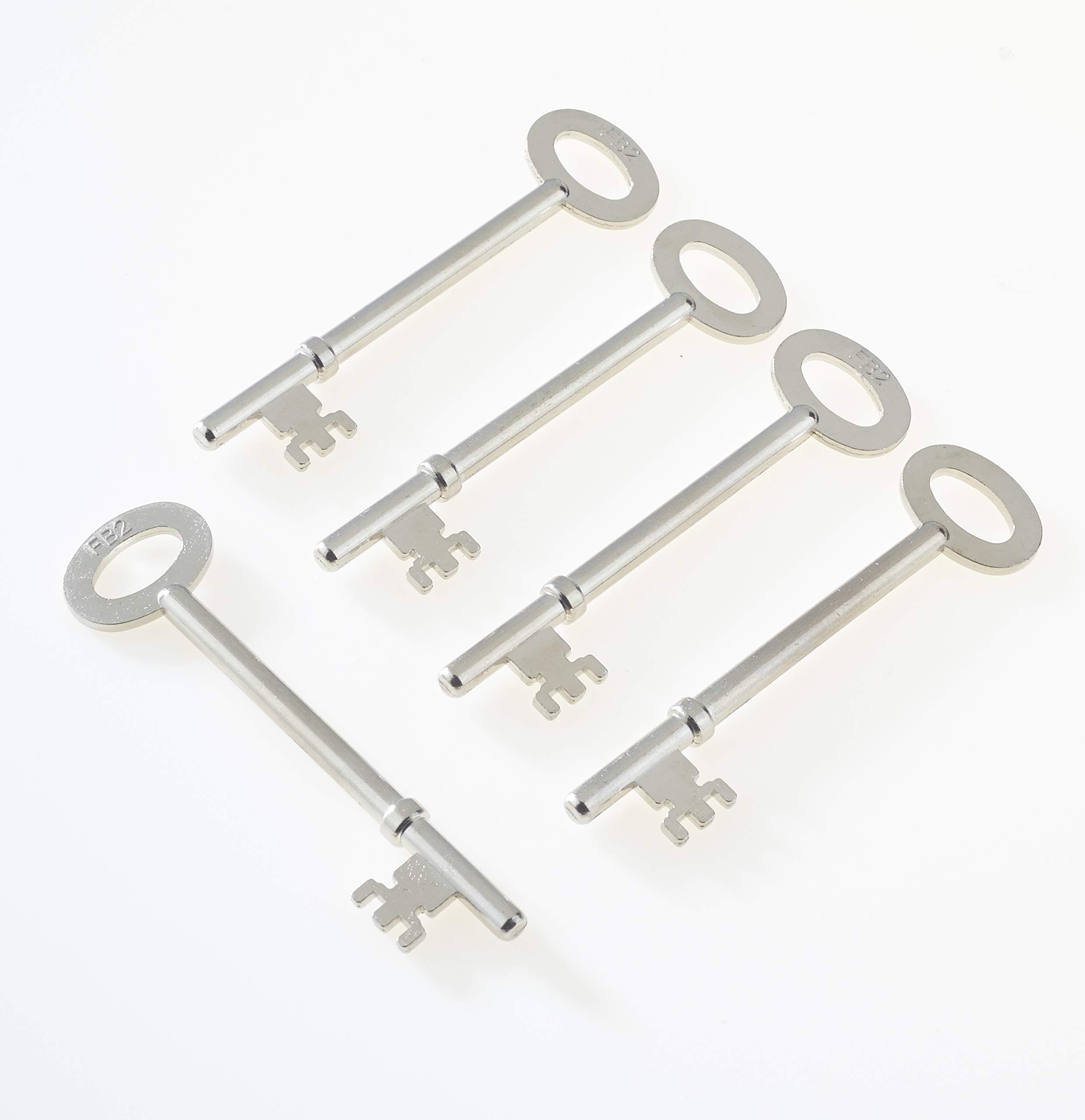 FB2 Key Genuine Original Fire Brigade Mortice Lock Keys, Pack of 5 (5)