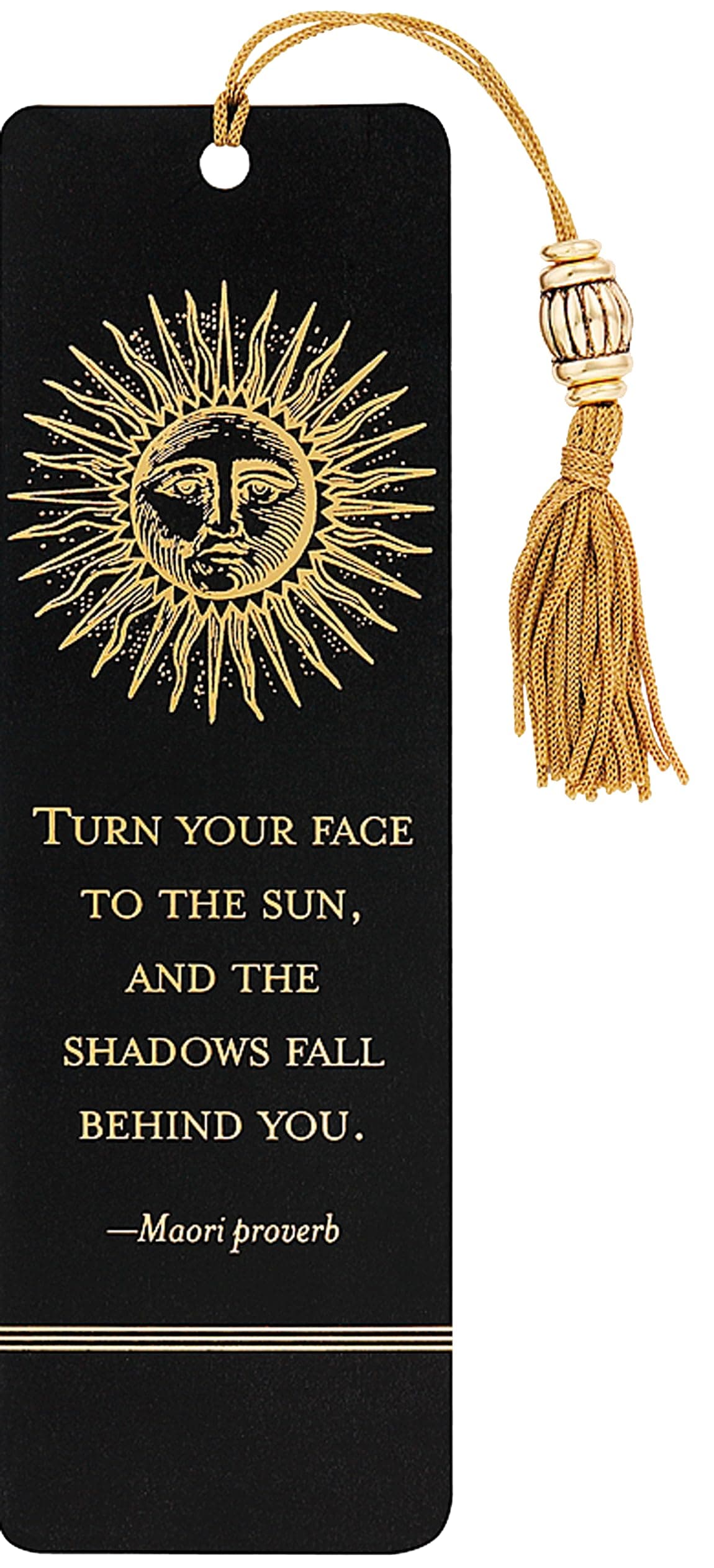 Sun Beaded Plastic Bookmark