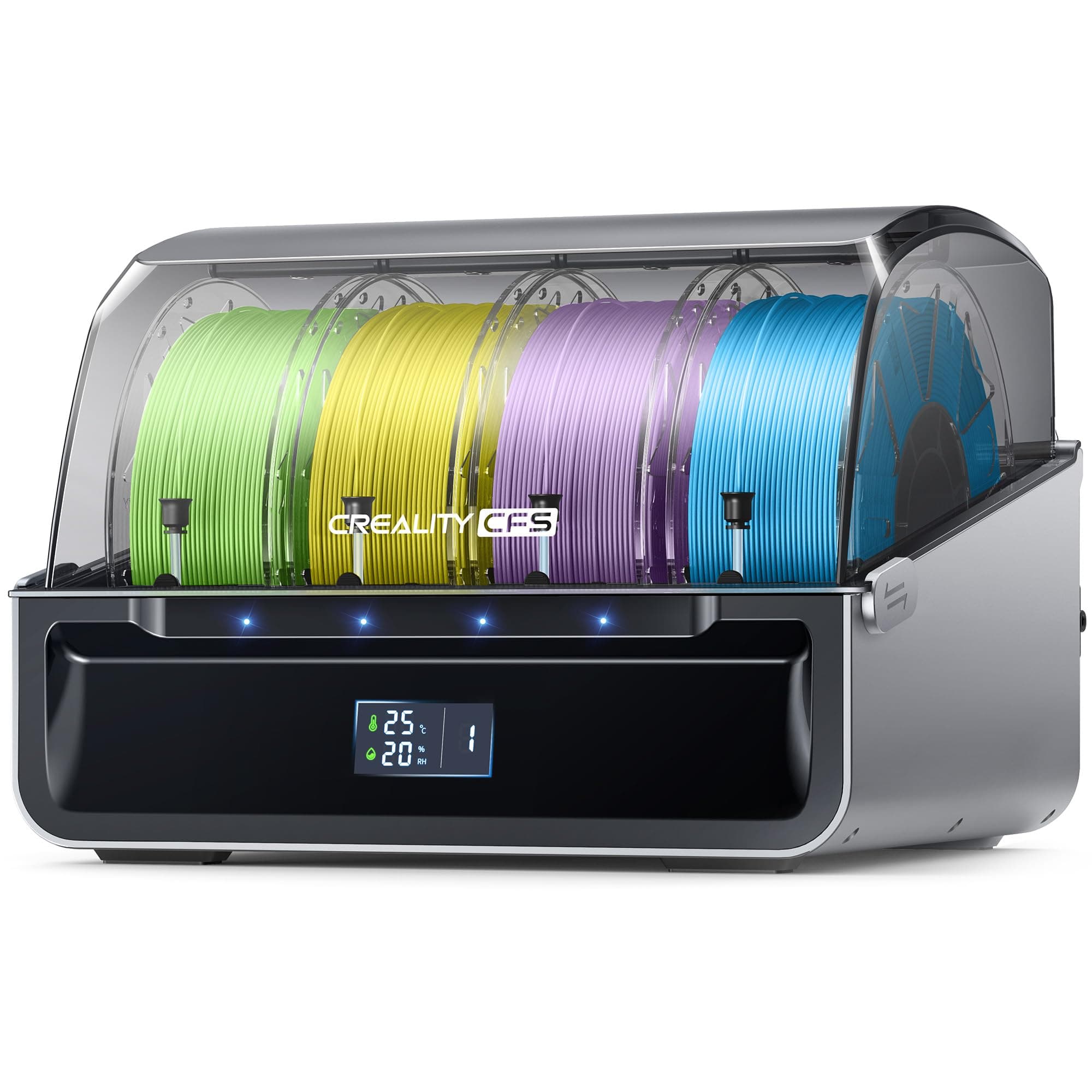 CFS Multi Color 3D Printer Automatically Filament System, Anti-Moisture Filament Storage, Supports 4 Parallel Devices for 16 Color Printing, Compatible with Creality K2 Plus 3D Printer
