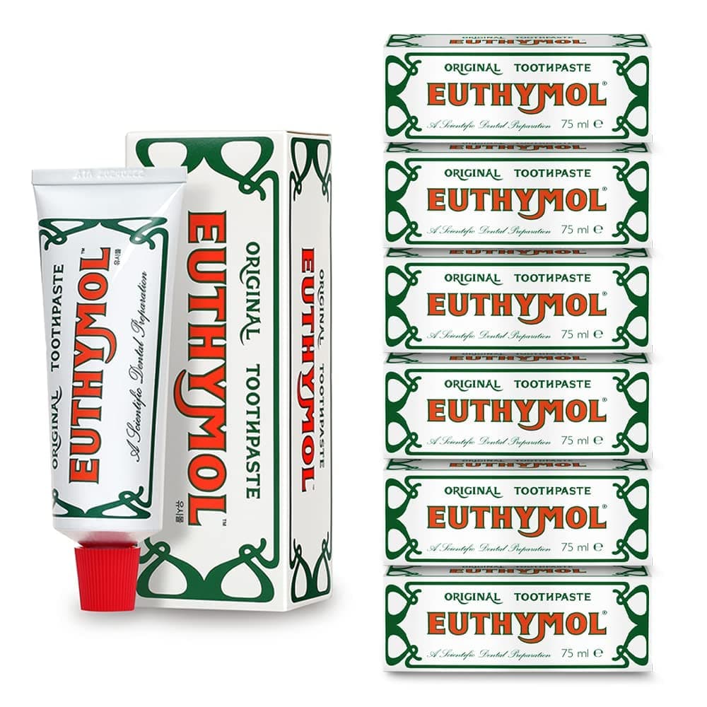 Euthymol Original Toothpaste (75ml), Case of 6