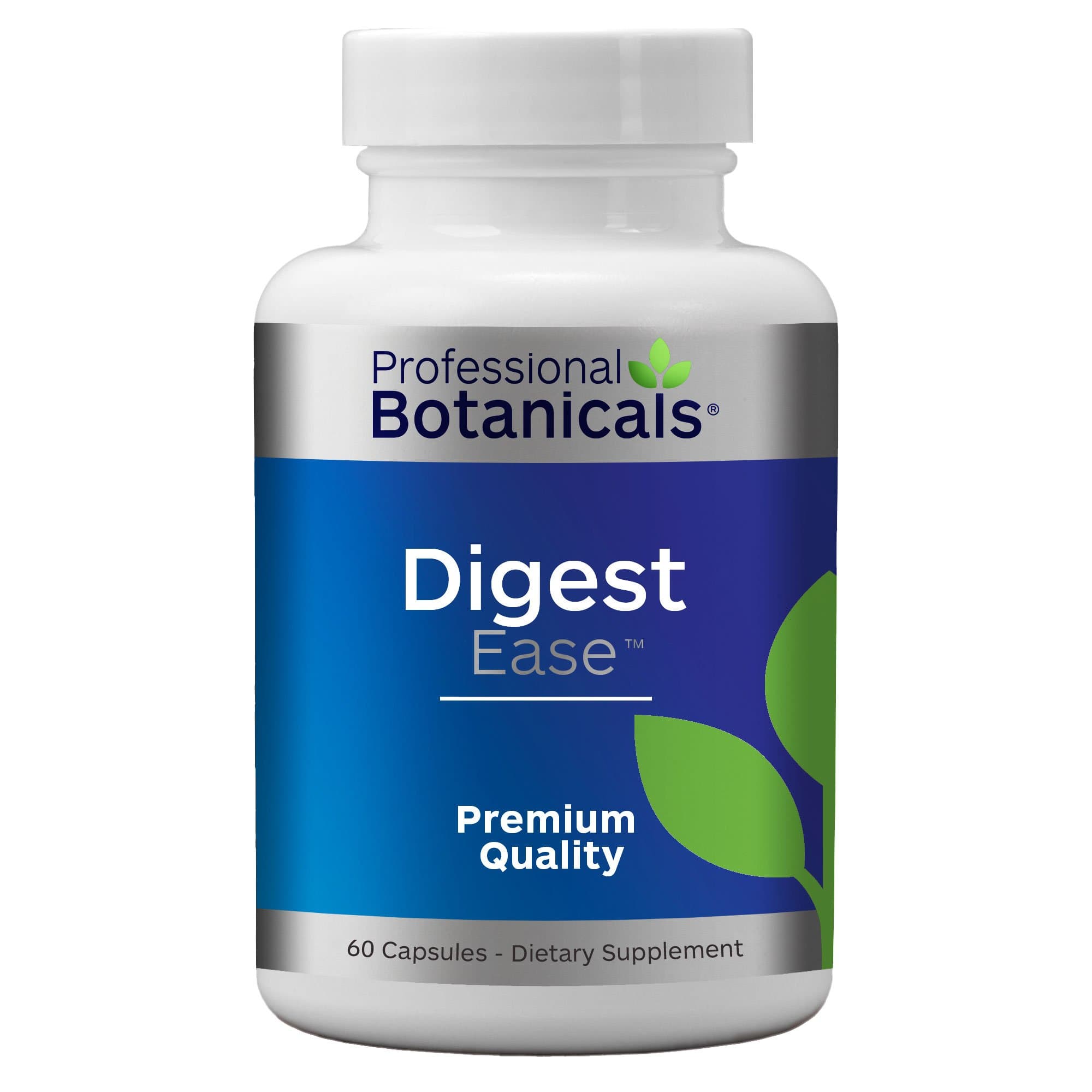 Professional Botanicals | Naturally Botanicals | Digest Ease - 60 Caps