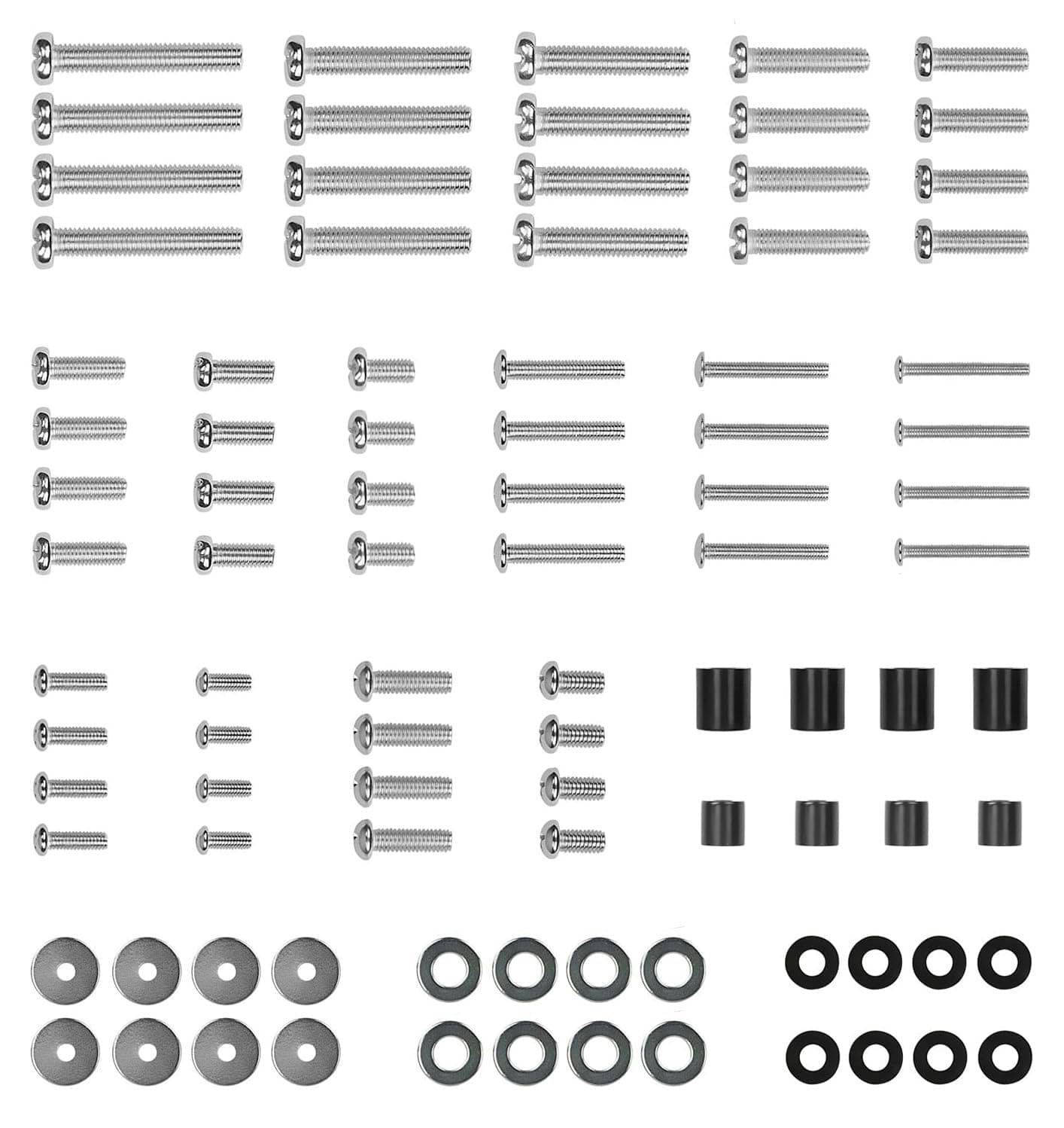 Mount-It! TV Mount Hardware Kit, Universal VESA Wall Mount Screw, Washer, Spacer Pack (M4 M5 M6 M8) for TV and Monitor Mounting