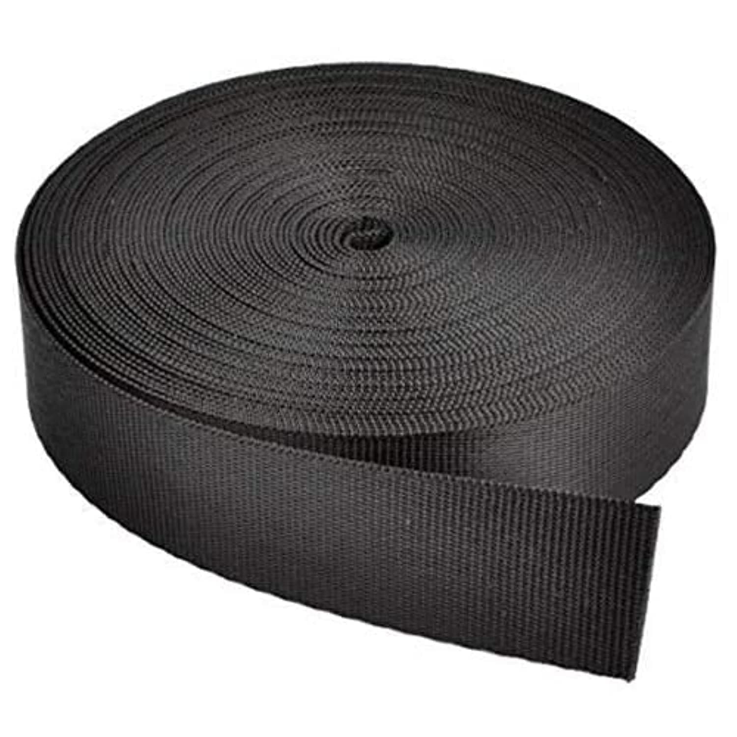 10 Meter Nylon/Canvas Webbing 1-inch Wide for Collars, Leashes, Diving Gear, Sports Gear, Bag Belt, Hiking (10 Meter)