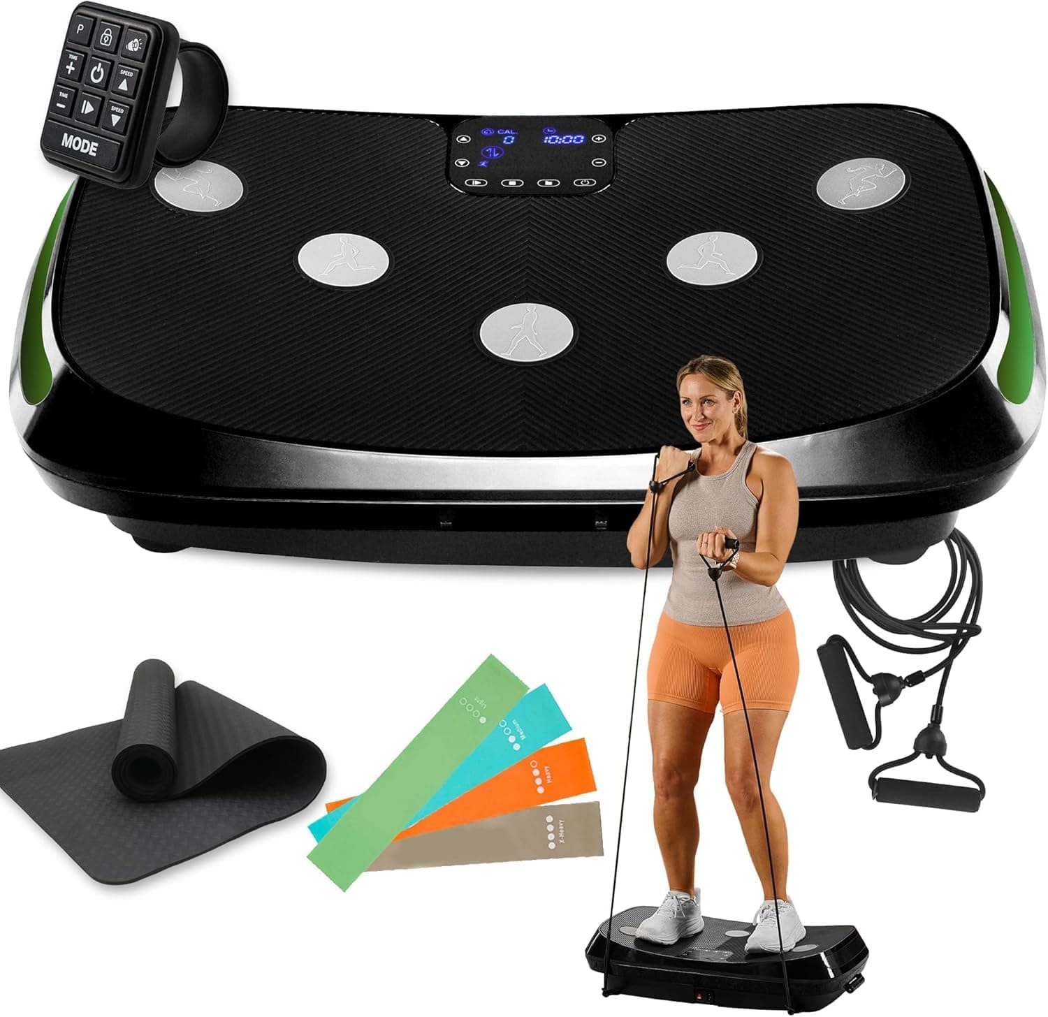 Rumblex 4D Vibration Plate Exercise Machine with Triple Motor Oscillation, Linear, and Pulsation – Advanced 4D Vibration Technology for Whole Body Fitness, Weight Loss and Recovery at Home
