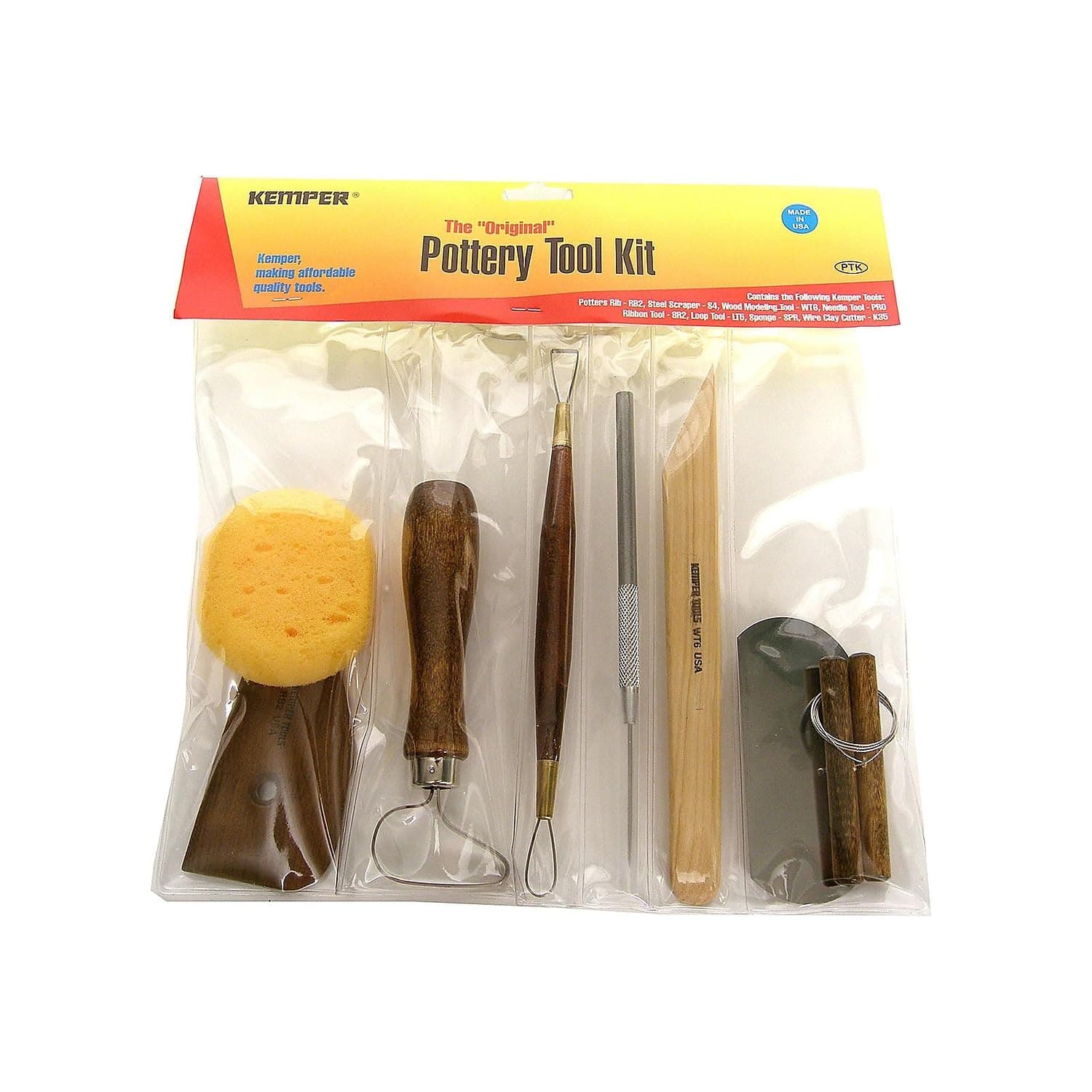 Kemper Pottery Tool Kit Set of 7