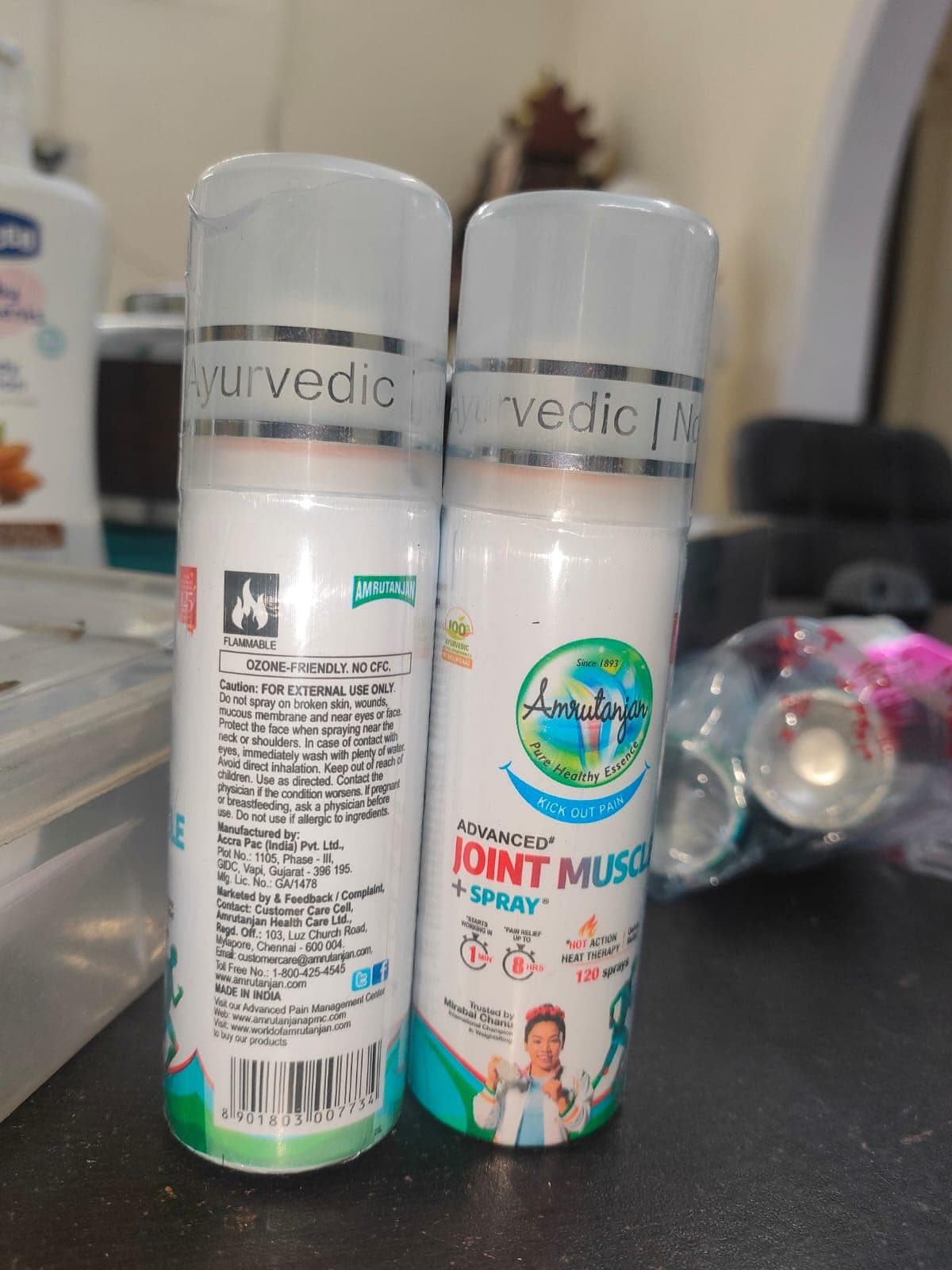 AMRUTANJAN JOINT MUSCLE SPRAY (2 UNITS)