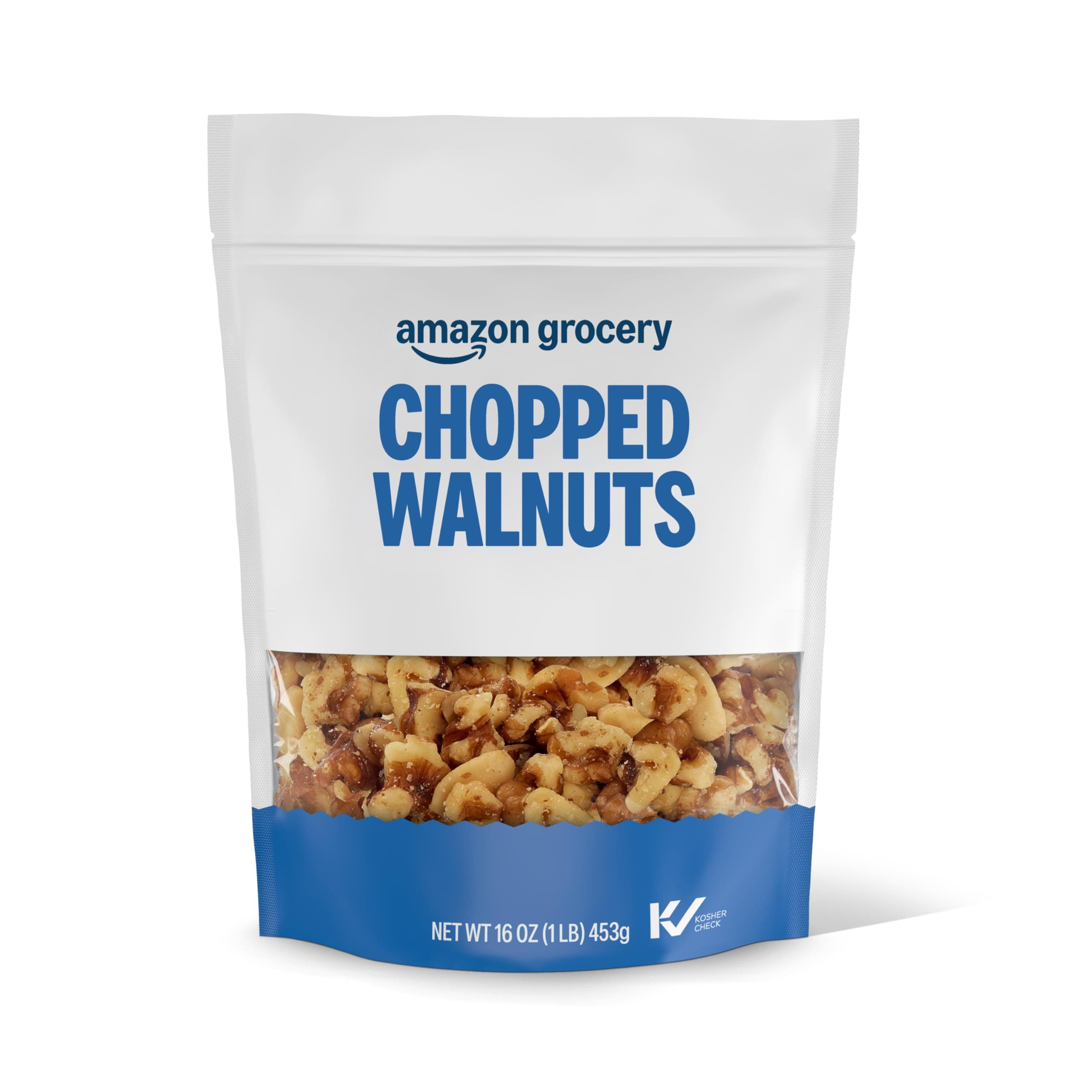 Amazon Grocery, Chopped Walnuts, 16 Oz (Previously Happy Belly, Packaging May Vary)