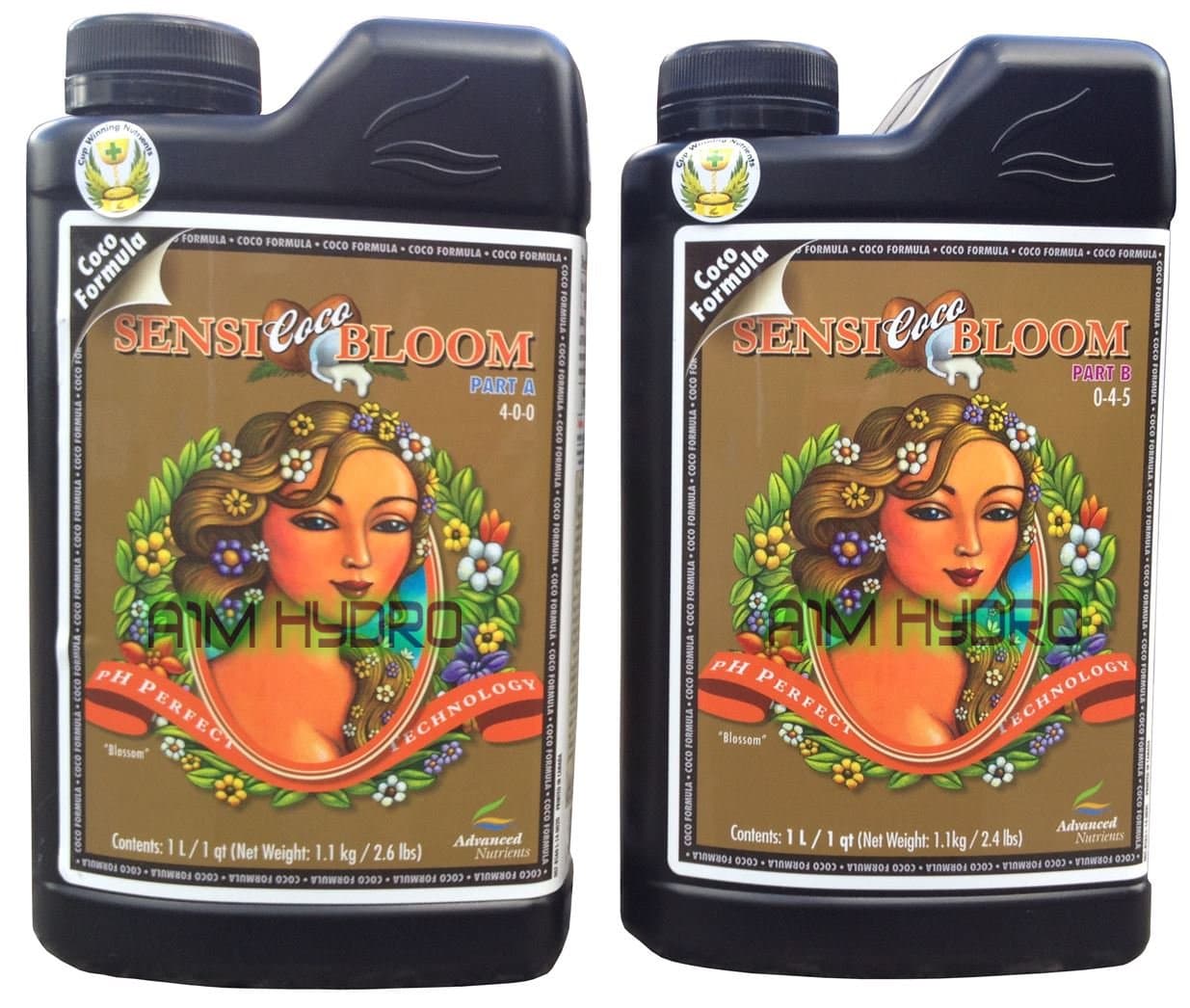 Advanced Nutrients Ph Perfect Sensi Coco Bloom 1 Litre 1L A+B Set Hydroponics