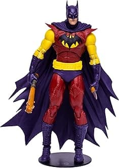 DC Multiverse Batman of Zur-En-Arrh 7-inch Action Figure with 22 Moving Parts, Collectible DC Batman Figure with Unique Collector Character Card – Ages 12+
