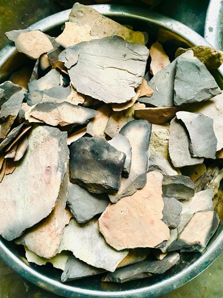 B.L.D. ORGANICS Roasted Multani Mitti for Eating, 250g,