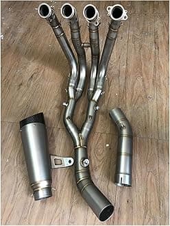 Motorcycle exhaust pipe Motorcycle Muffler Exhaust Full System Link Pipe For BMW For S1000RR For S 1000 RR 2018 Slip-on 304 Stainless Steel Exhaust Muffler Pipe