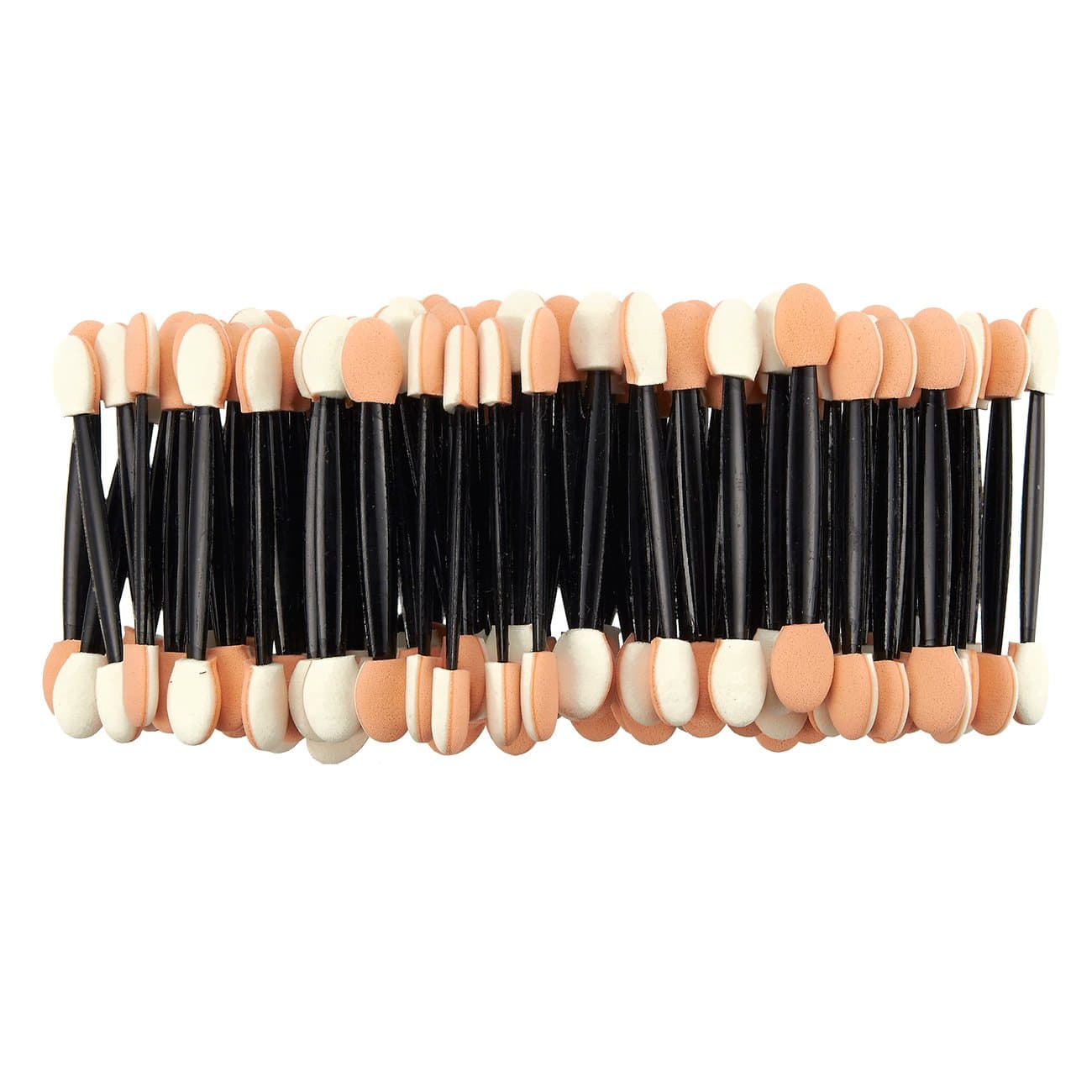 Eyeshadow Sponge Applicators - 100-Pack Dual Sided Eye Shadow Brush Sponge Tipped Oval Makeup Tool - 3.6 x 0.25 Inches