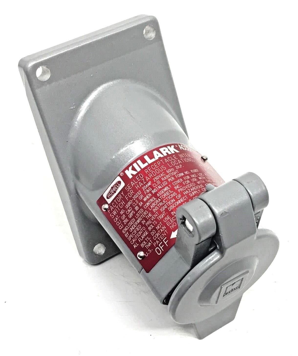 Killark UGRO-20232 20A 250VAC"U" Receptacle Only